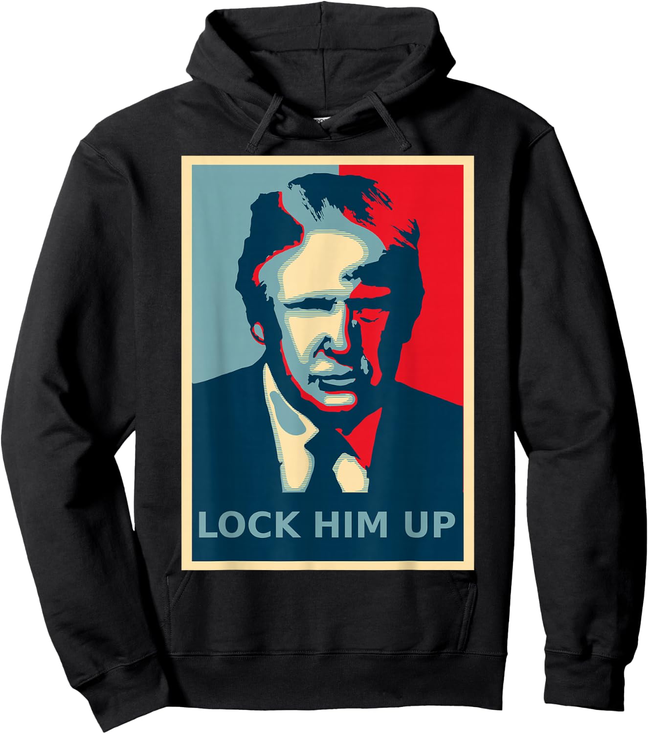 Lock Him Up Shirt Impeach Trump Traitor Anti-Trump Hoodie - Hoodie | Black