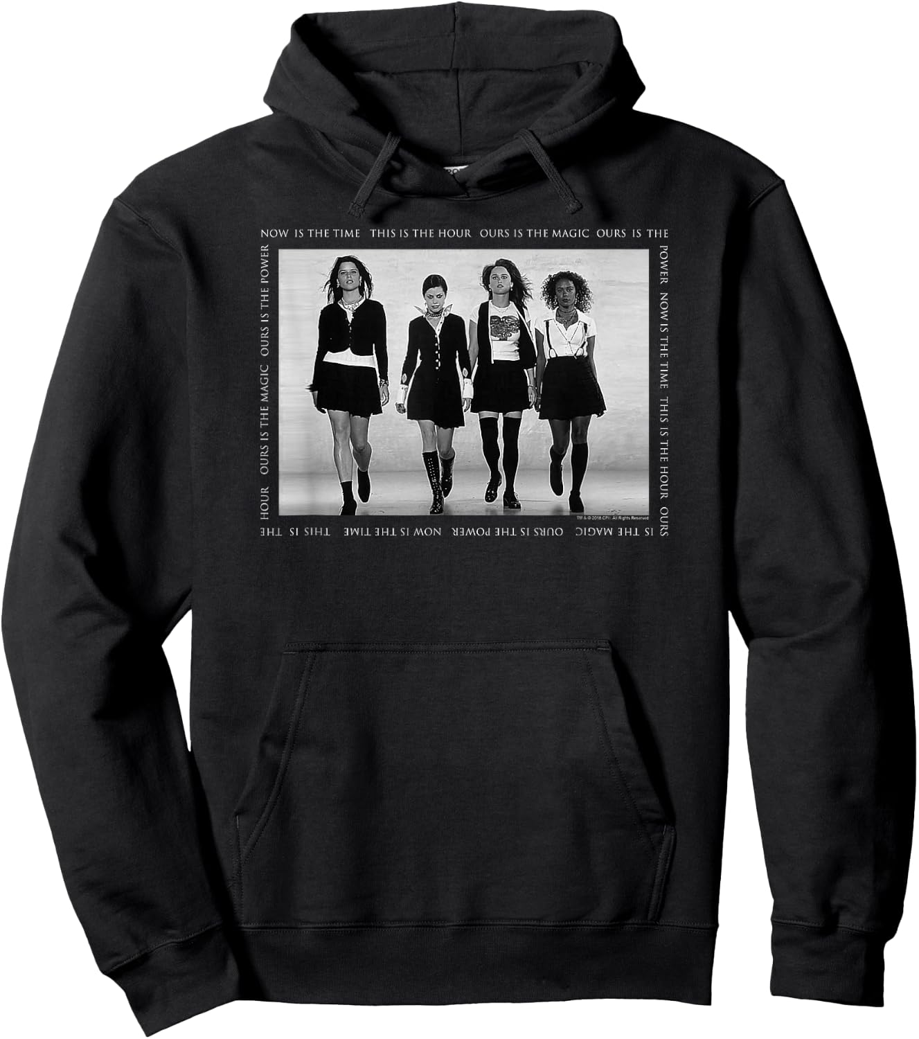 The Craft Now is the Time Square Text Hoodie - Hoodie | Black