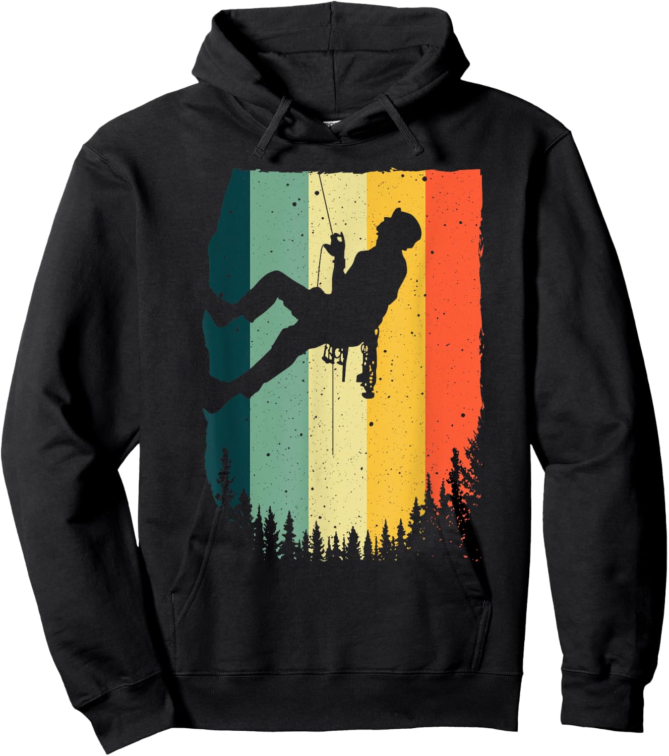 Cool Rock Climbing Women Mountain Climber bouldering Hoodie - Hoodie | Black