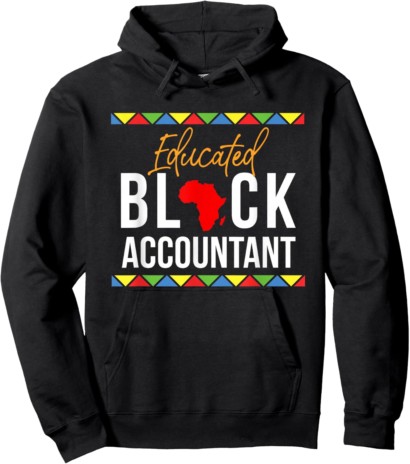 African American Educated Black Accountant CPA Hoodie - Hoodie | Black
