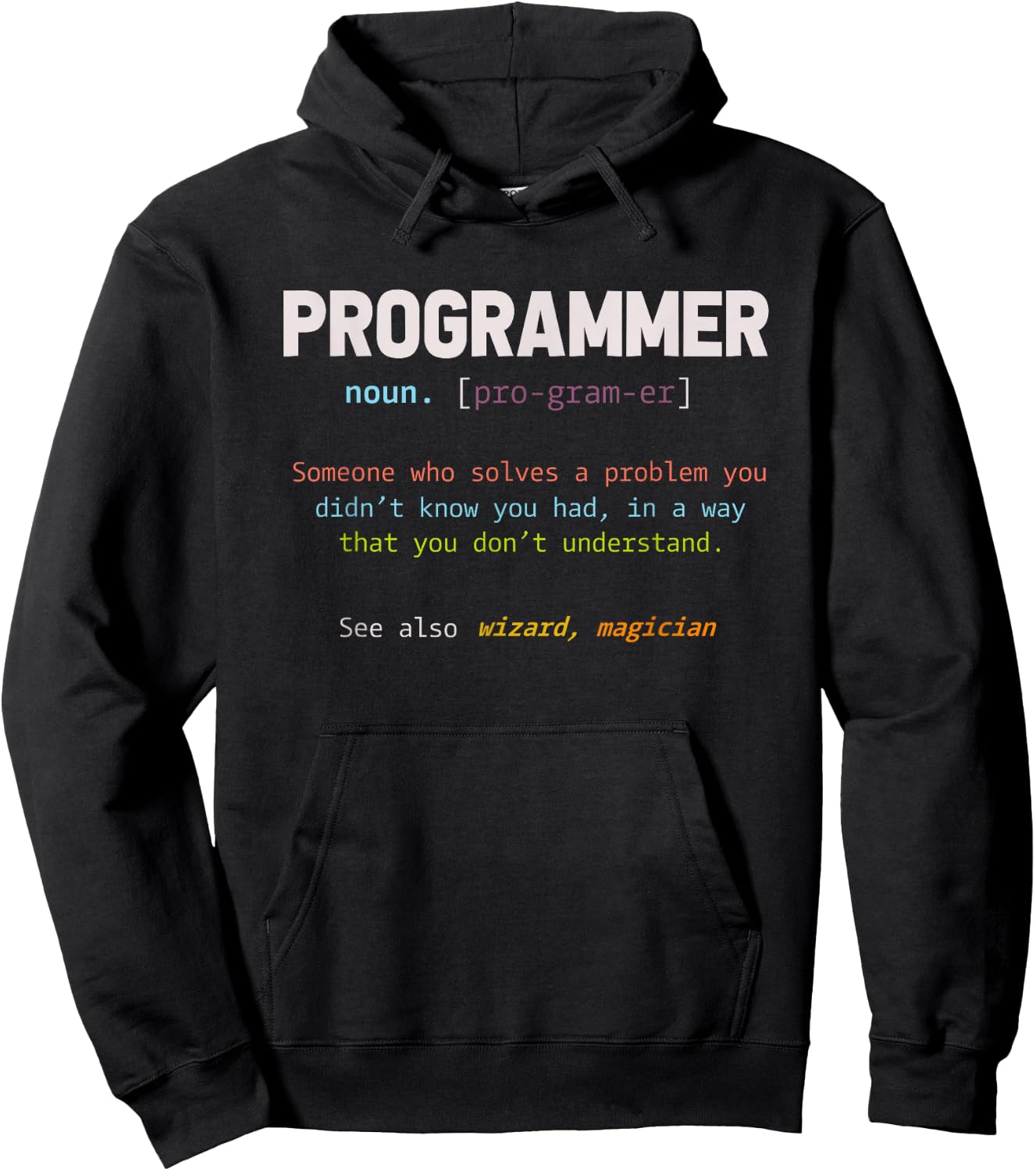 Computer Geek Nerd Gift Funny Programmer Hoodie - Hoodie | Black