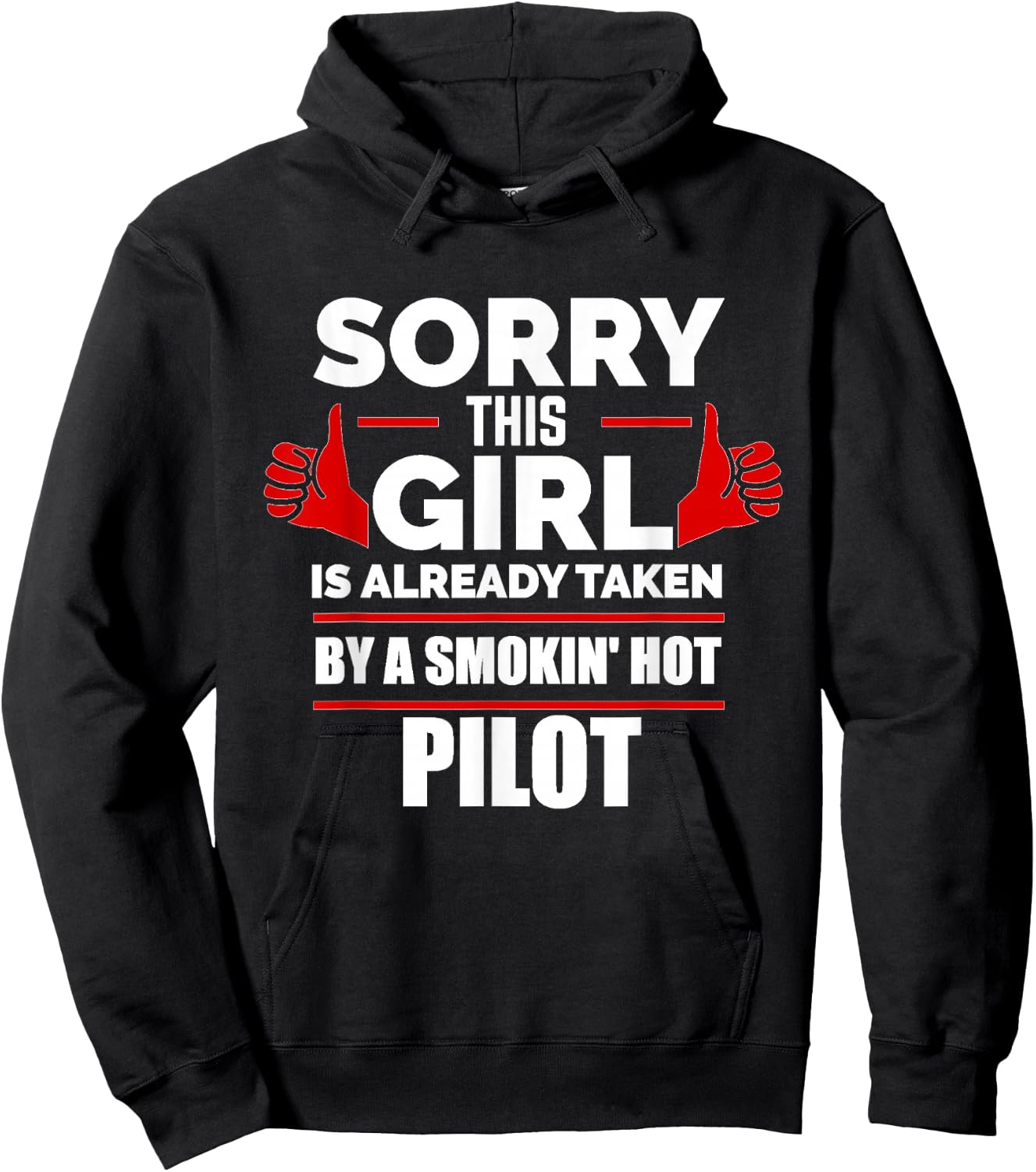 Sorry, this girl is kidnapped by Tuxedo Hot Pilot Relationship Hoodie - Hoodie | Black