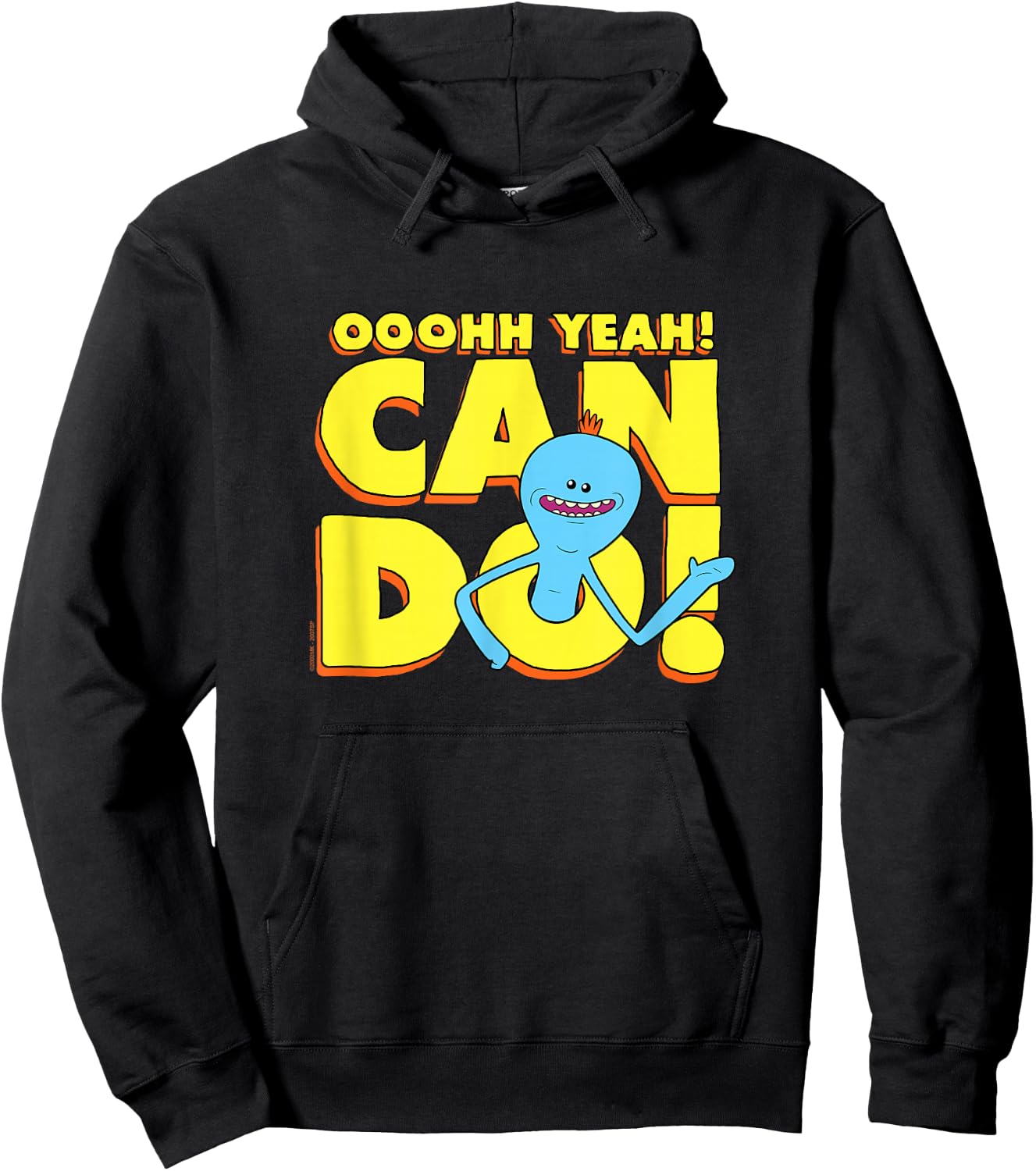 Rick and Morty Can Do! Mr. Meeseeks Hoodie - Hoodie | Black