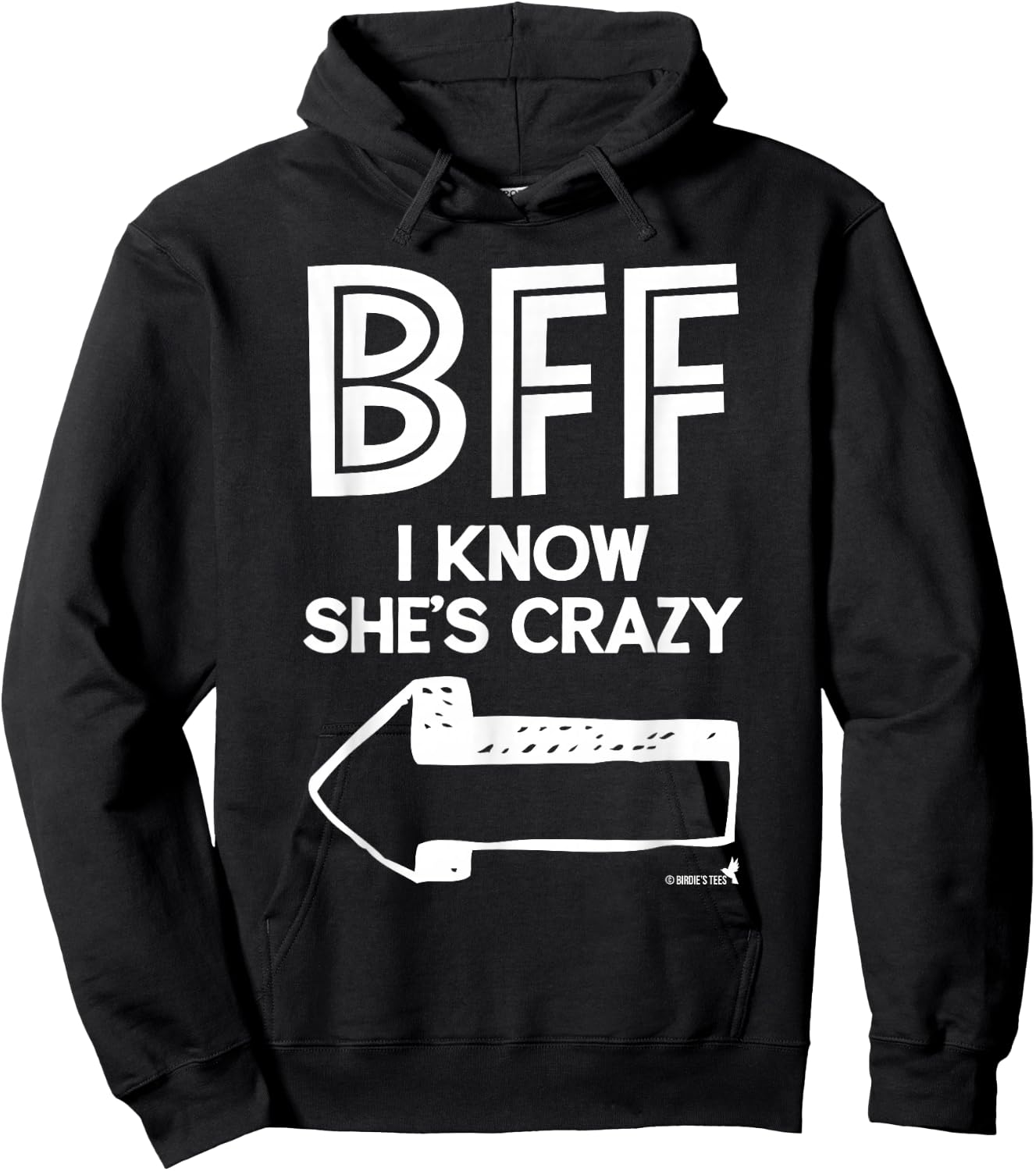 Best Friend BFF Part 2 of 2 Hoodie - Hoodie | Black