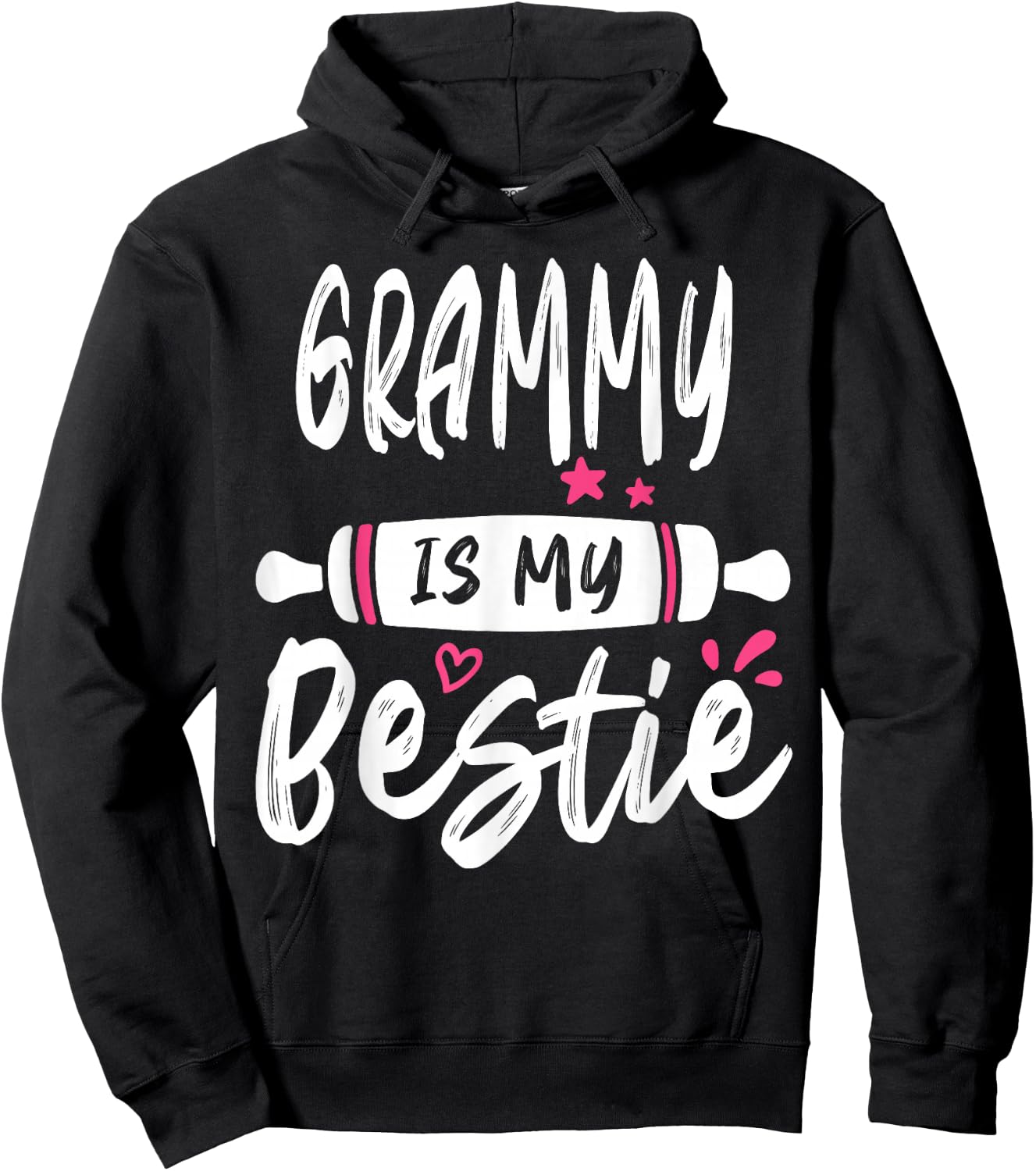 GRAMMY Is My Bestie My Favorite Family Party Hoodie - Hoodie | Black