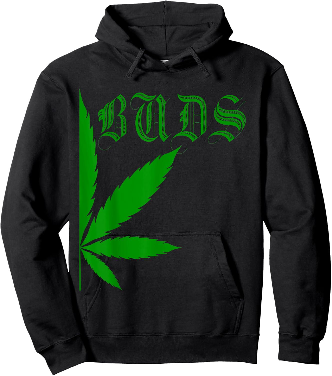 Matching Best Buds Couples Gift BFF Marijuana Leaf Weed Hoodie - Hoodie | Black
