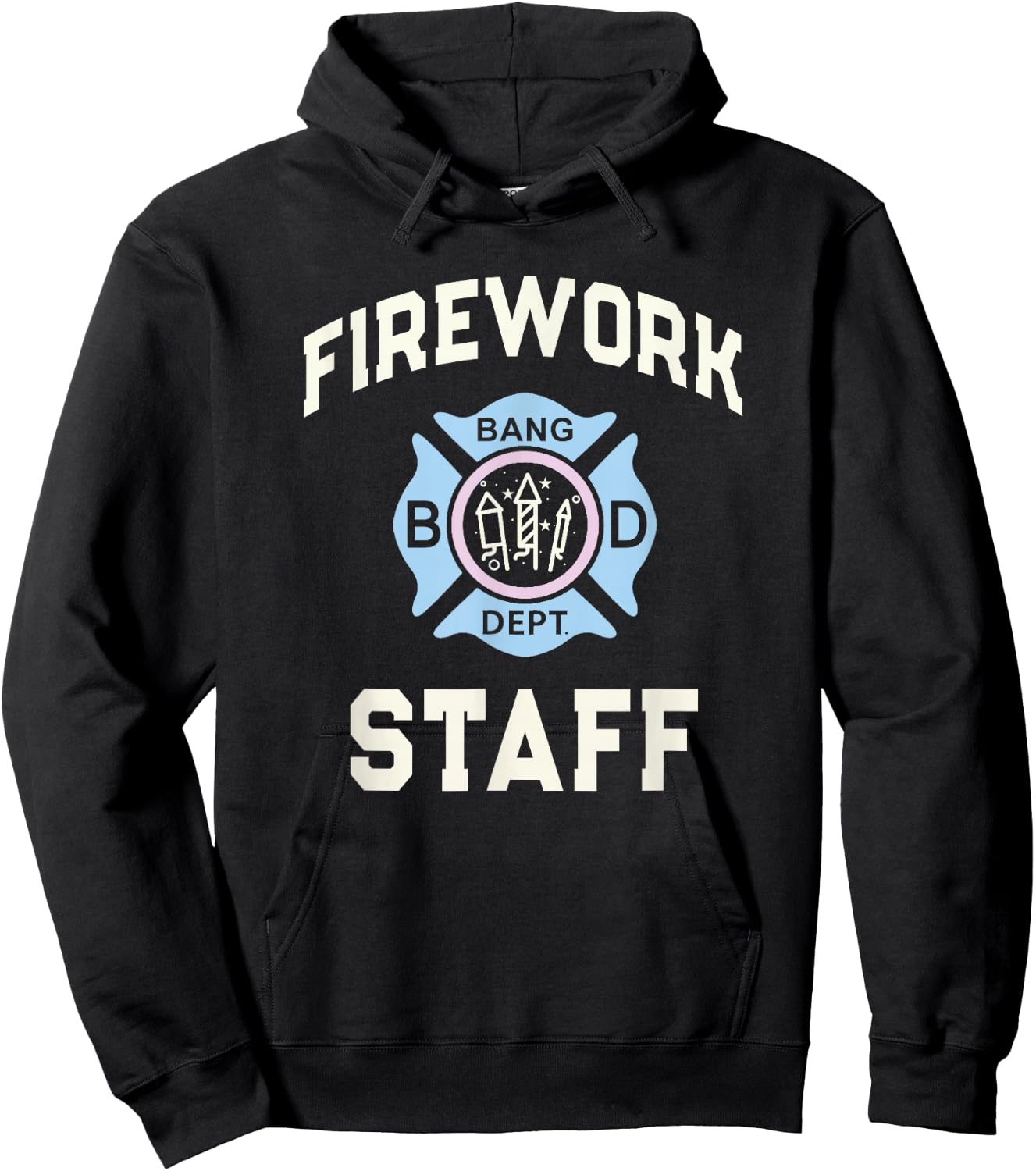 Funny FIREWORK STAFF Boom Squad Fireworks Technician Kids Hoodie - Hoodie | Black