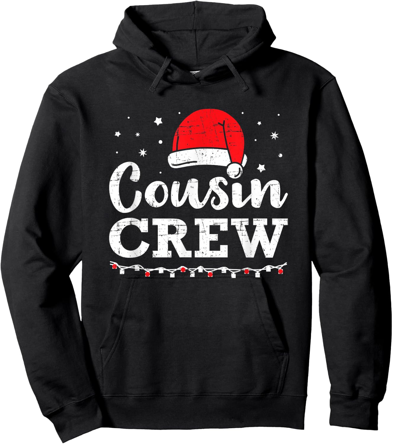 Christmas Cousin Crew Hoodie - Hoodie | Black