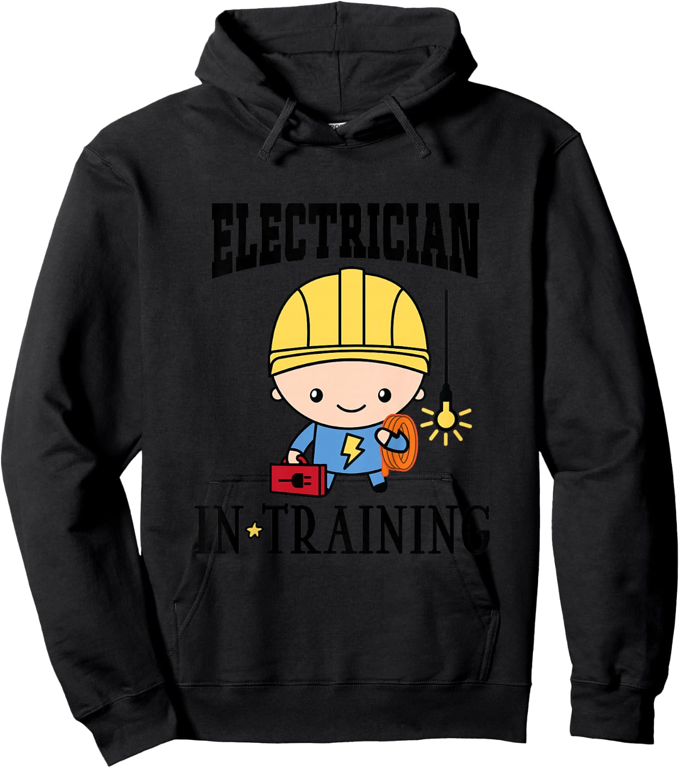 Kids Future Electrician in Training Hoodie - Hoodie | Black