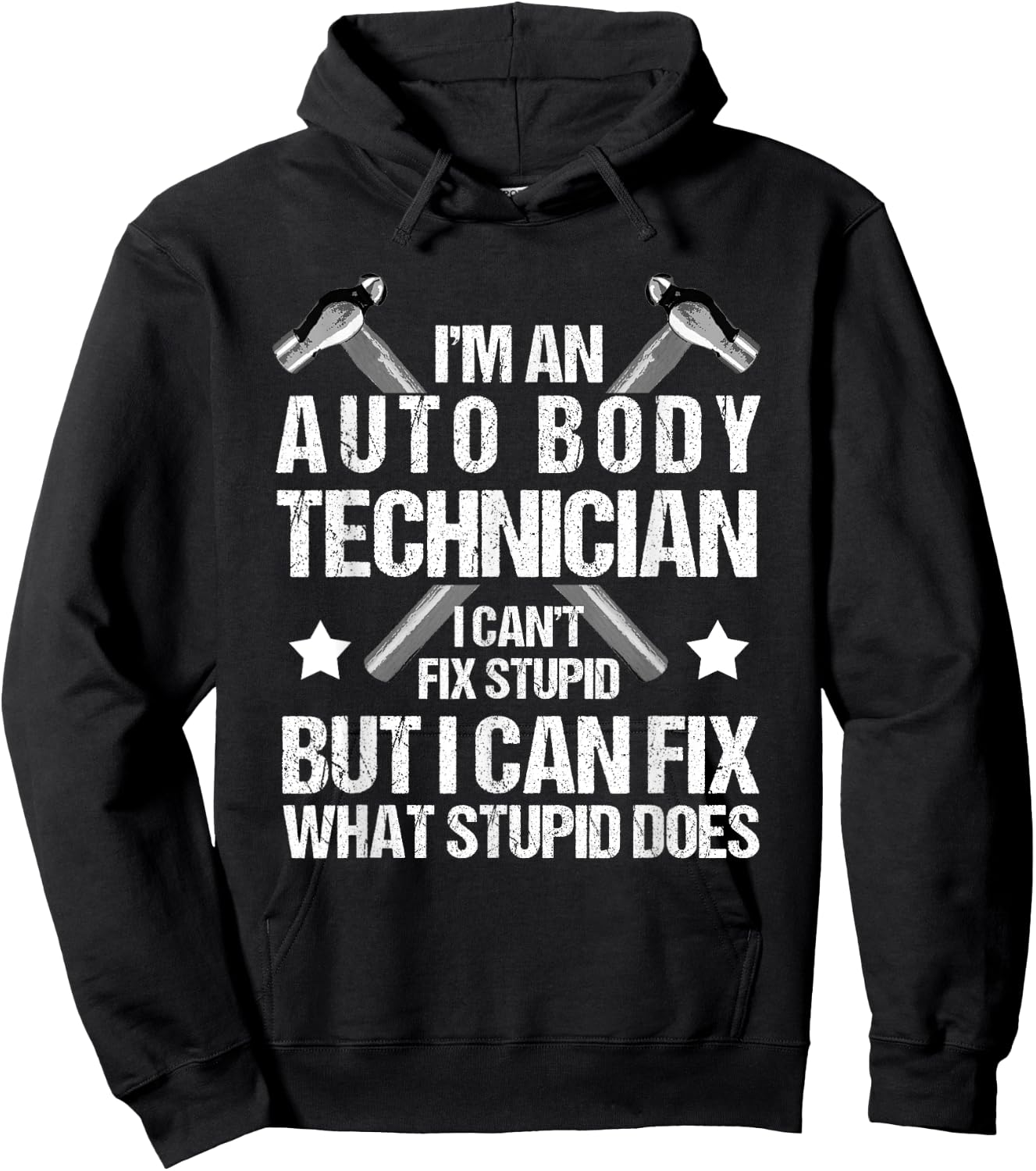 Funny Auto Body Technician Hoodie - Hoodie | Black
