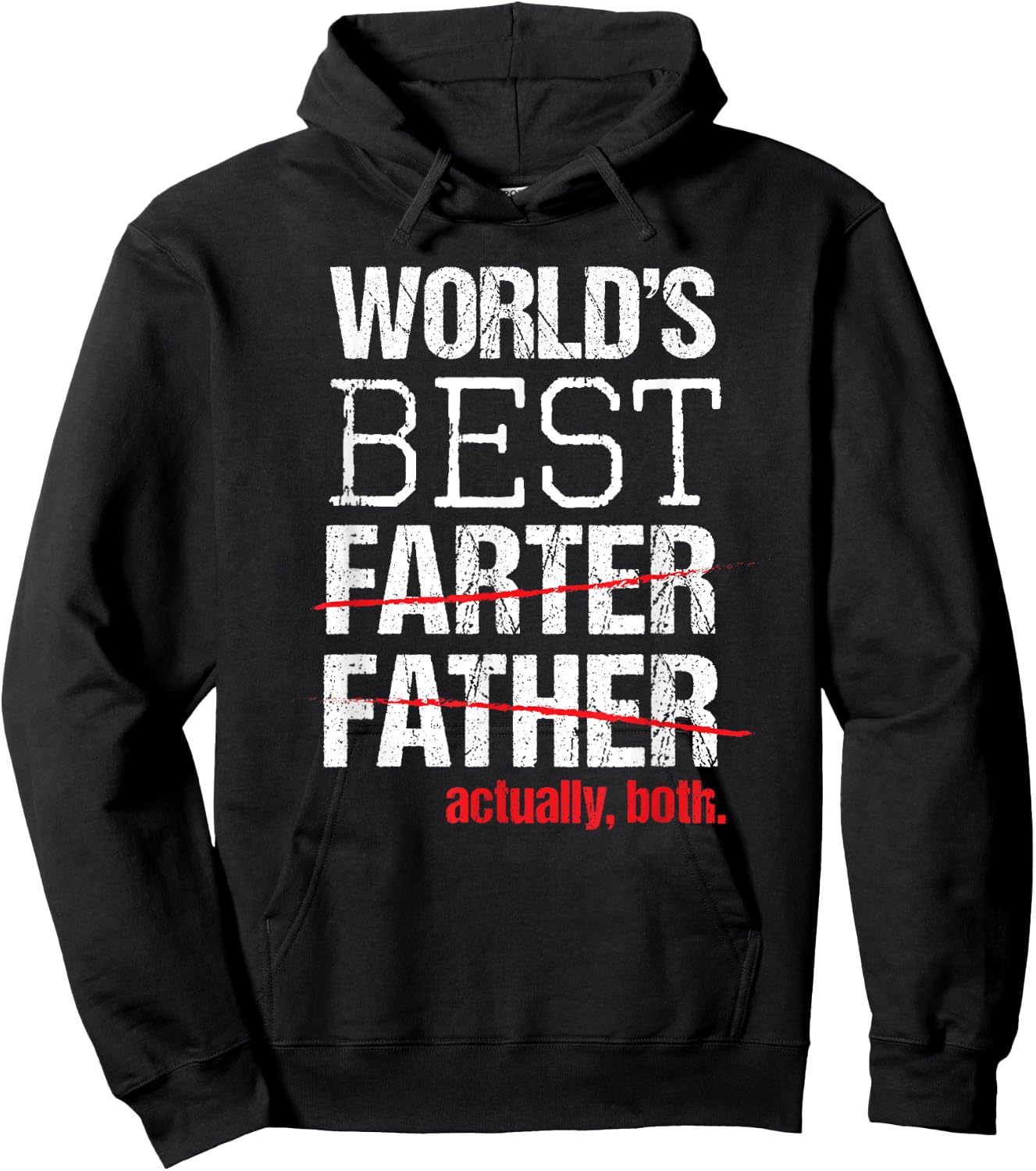 Funny Best Farter Father Greatest Dad Fart Joke Shirt Hoodie - Hoodie | Black