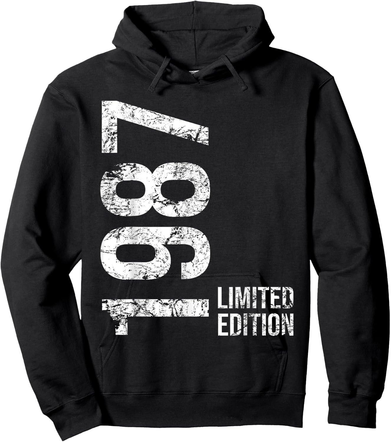 38th Birthday 38 Years Old Man Woman Vintage 1987 Hoodie - Hoodie | Black