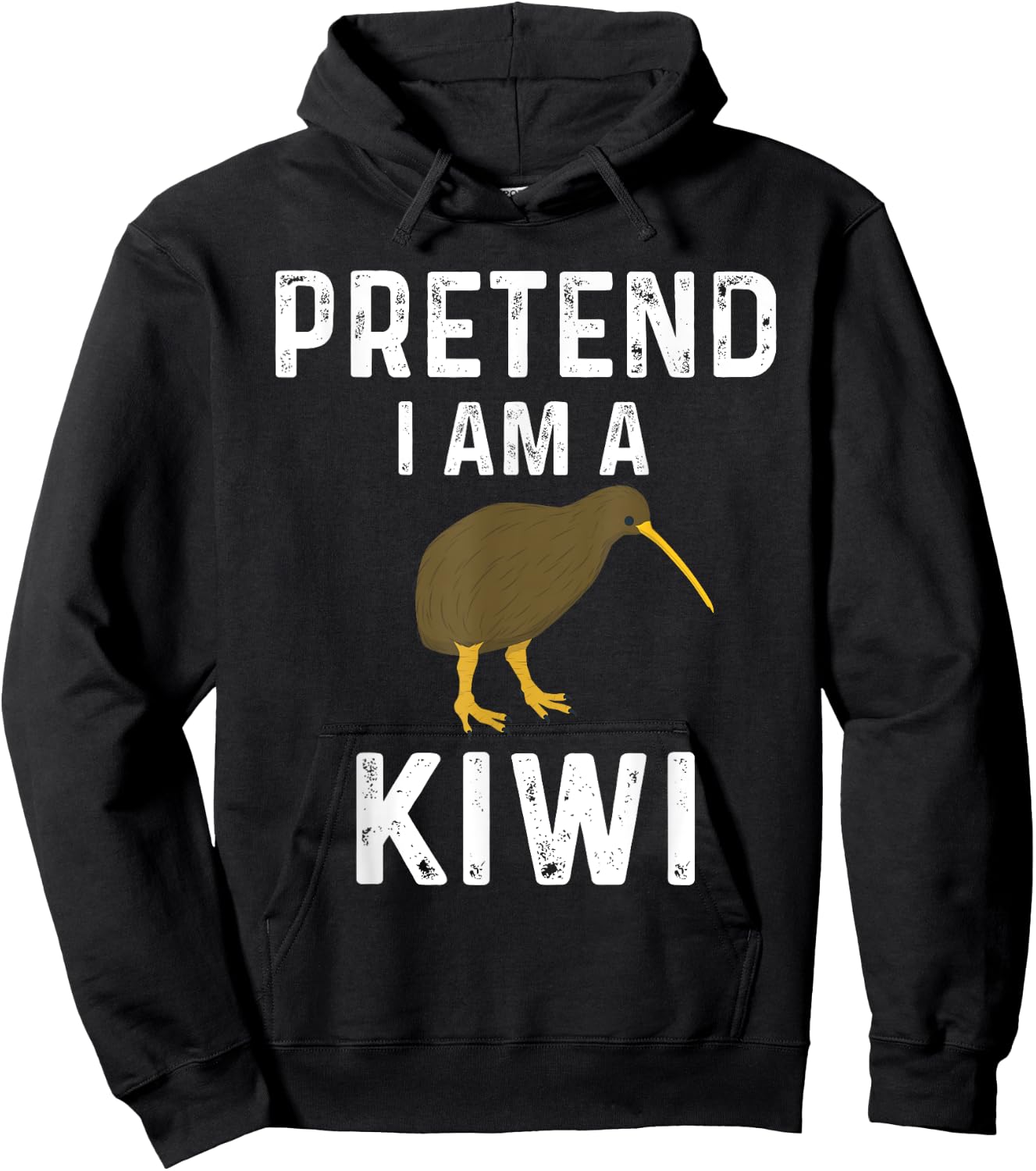 Pretend I Am A Kiwi Bird Costume Funny Kiwis Design Hoodie - Hoodie | Black