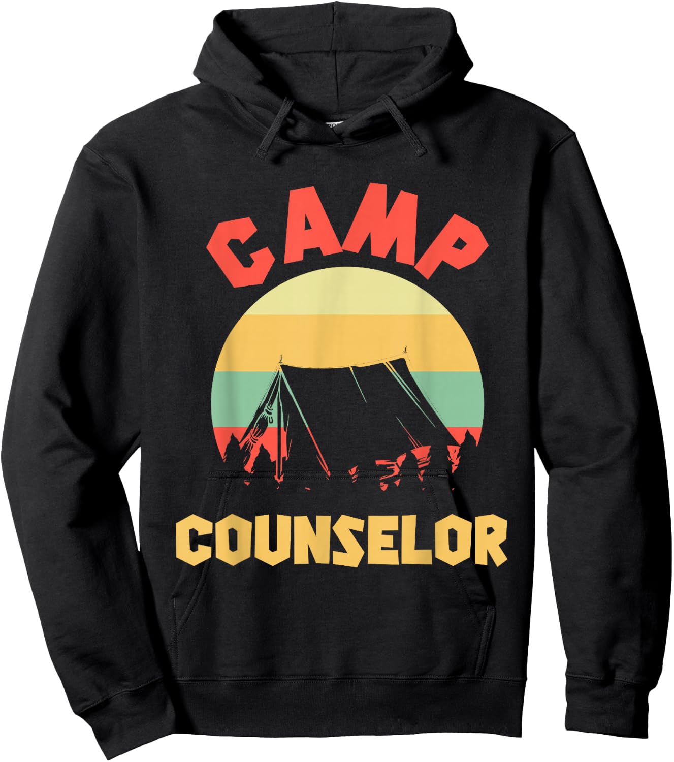 Summer Camp Counselor Director Camper Hoodie - Hoodie | Black