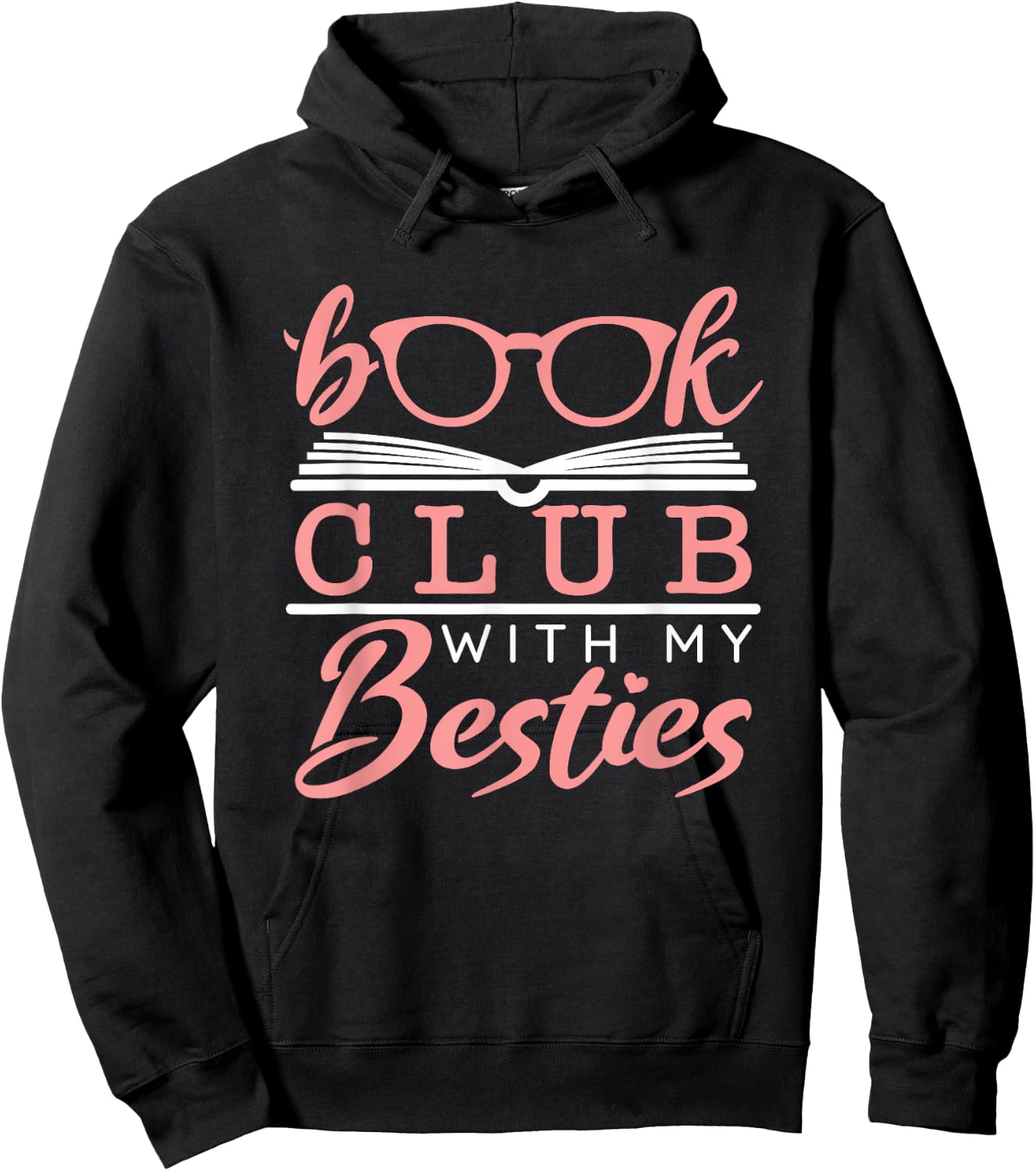 Book Club with My Besties Bookclub Book Club Hoodie - Hoodie | Black