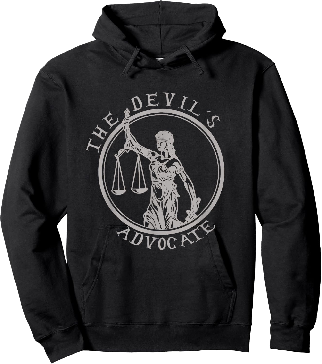 Devil´s Advocate Halloween Design for Law Students & Lawyers Hoodie - Hoodie | Black