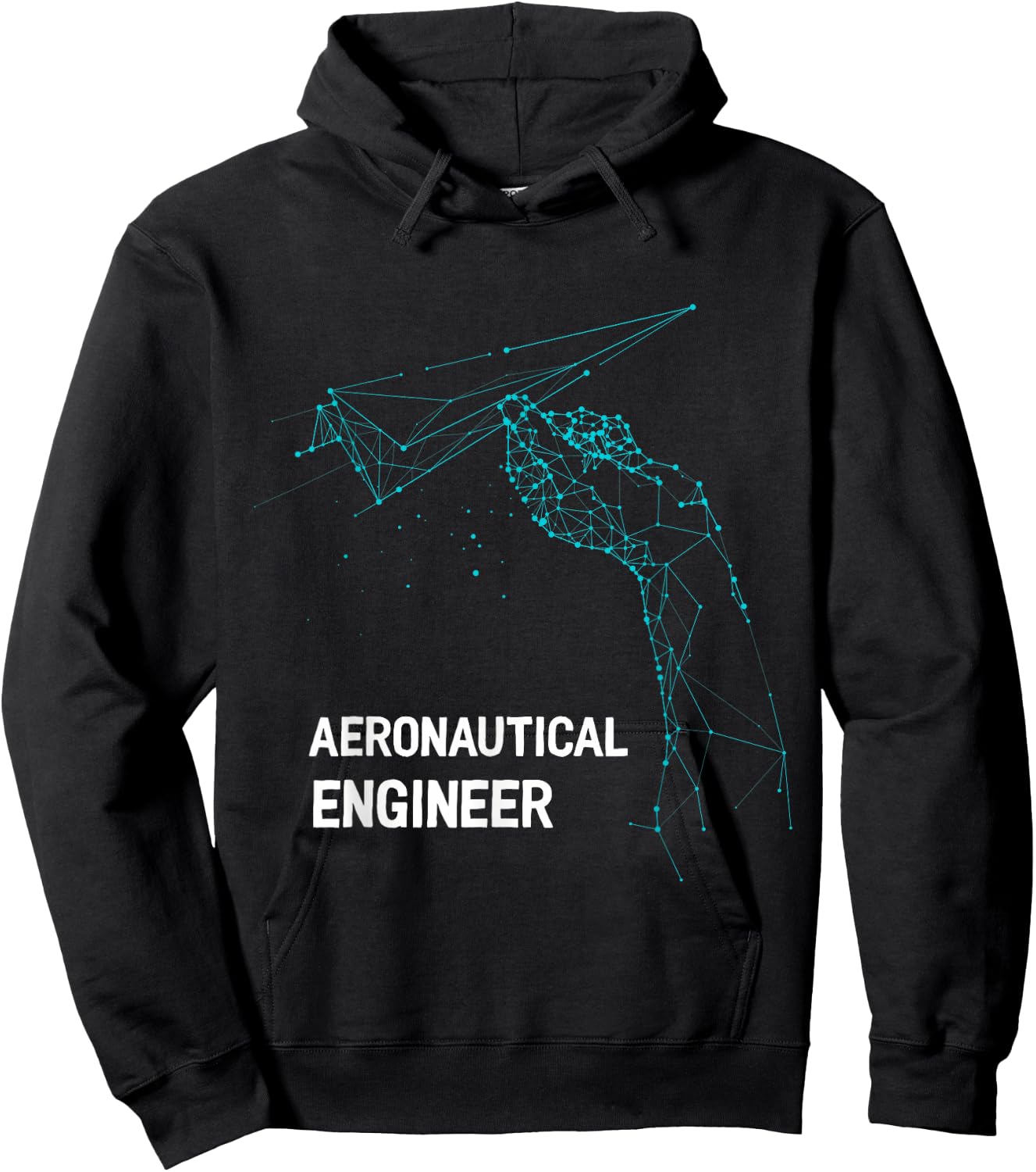 Funny Aeronautical Engineer Gifts Paper Airplane - -Adults - Black - Small - Short Sleeve - - Modern Humorous - Aeronautical Engineering Enthusiasts, Gift Givers Hoodie - Hoodie | Black