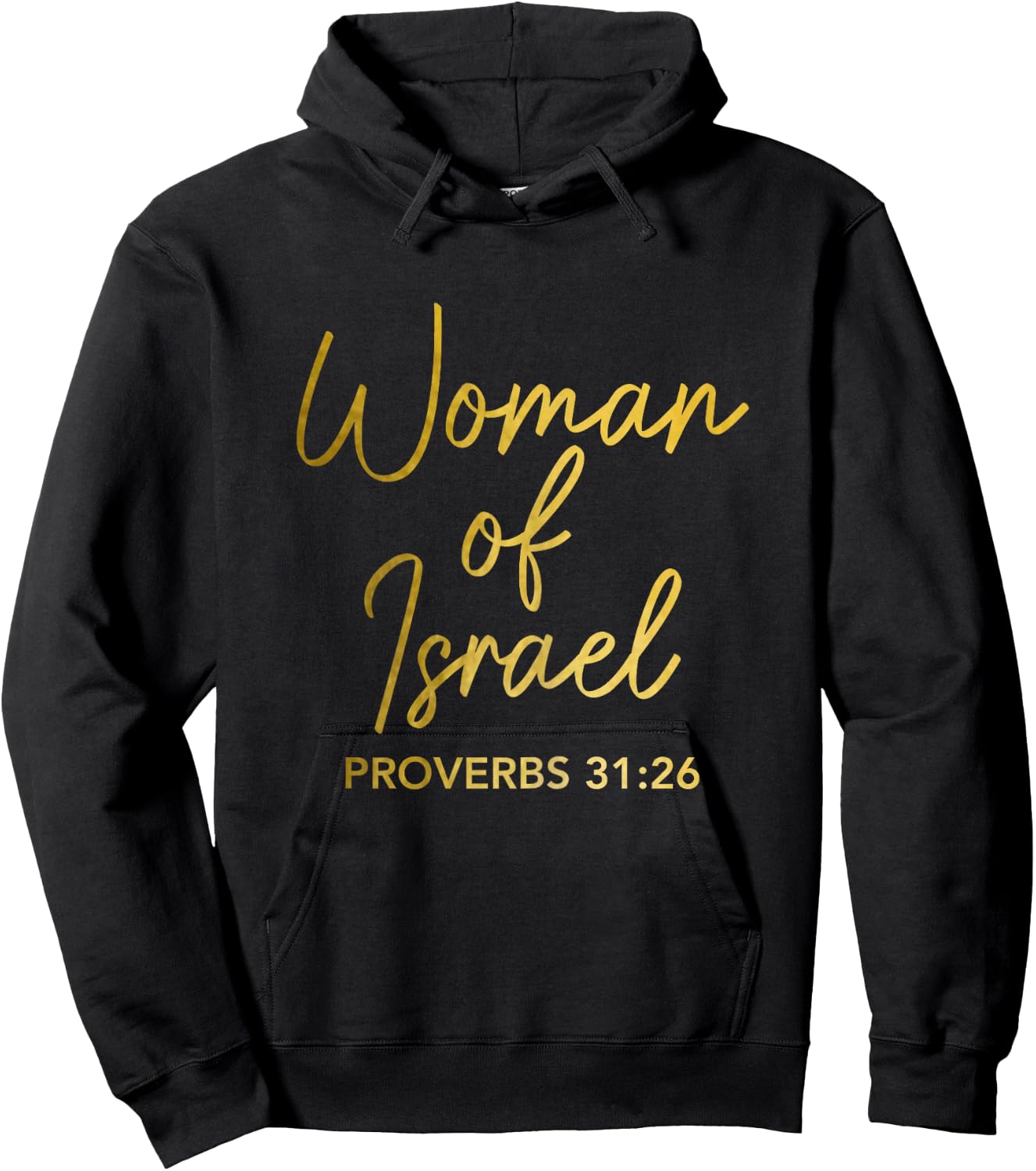 Woman Of Israel Hebrew Queen Israelite Yah Judah Jew Jewish Hoodie - Hoodie | Black