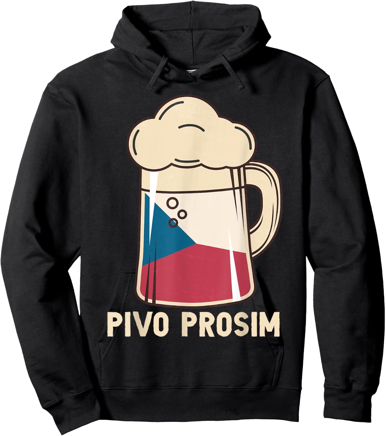 Czech Vacation Pivo Prosim Beer Please Czech Vacation Hoodie - Hoodie | Black