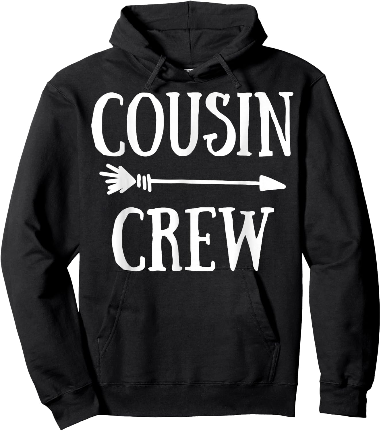 Cousin Crew Squad Family Matching Group Adults Kids Toddlers Hoodie - Hoodie | Black