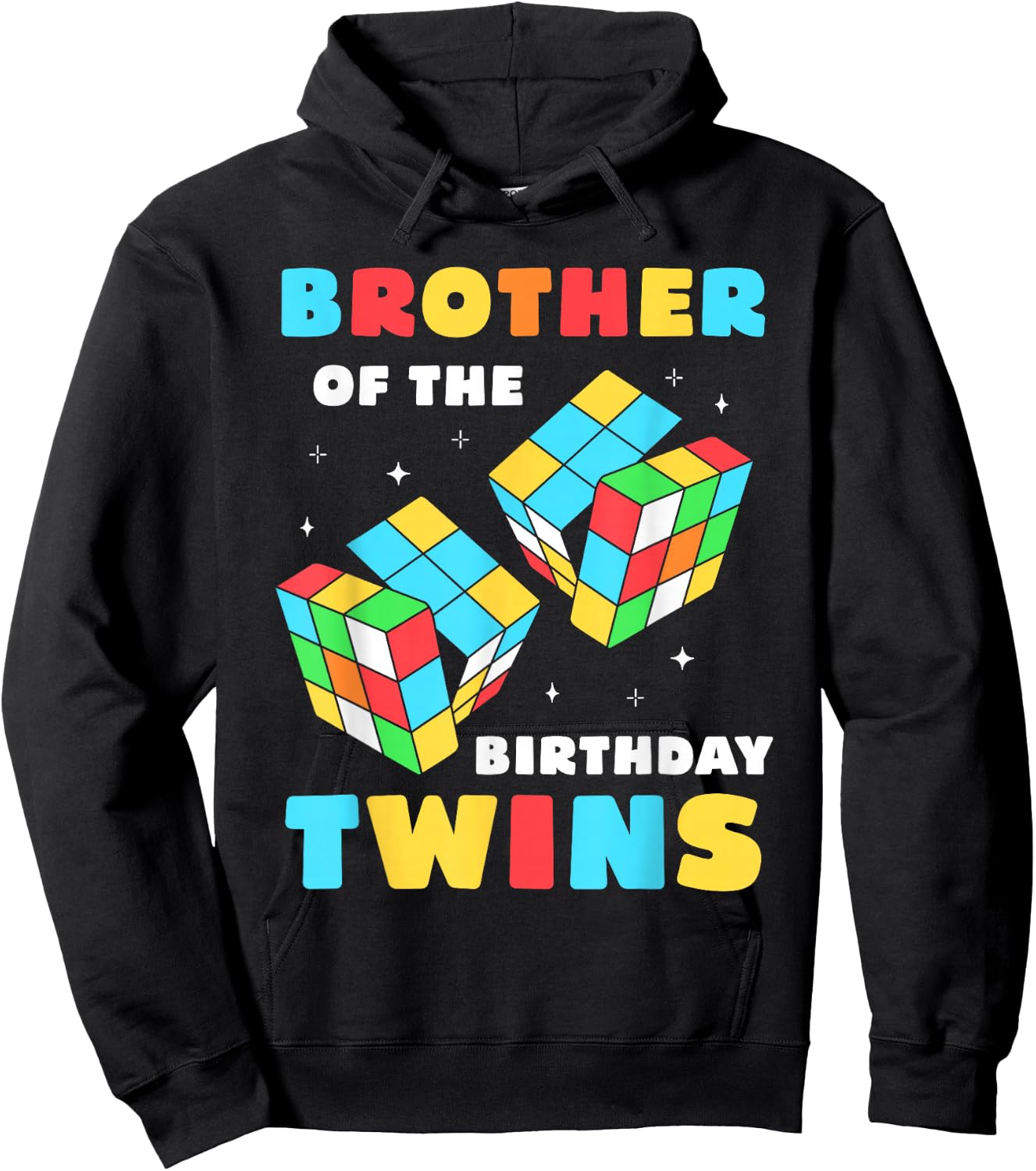 Brother The Birthday Twins Birthday Twin Hoodie - Hoodie | Black