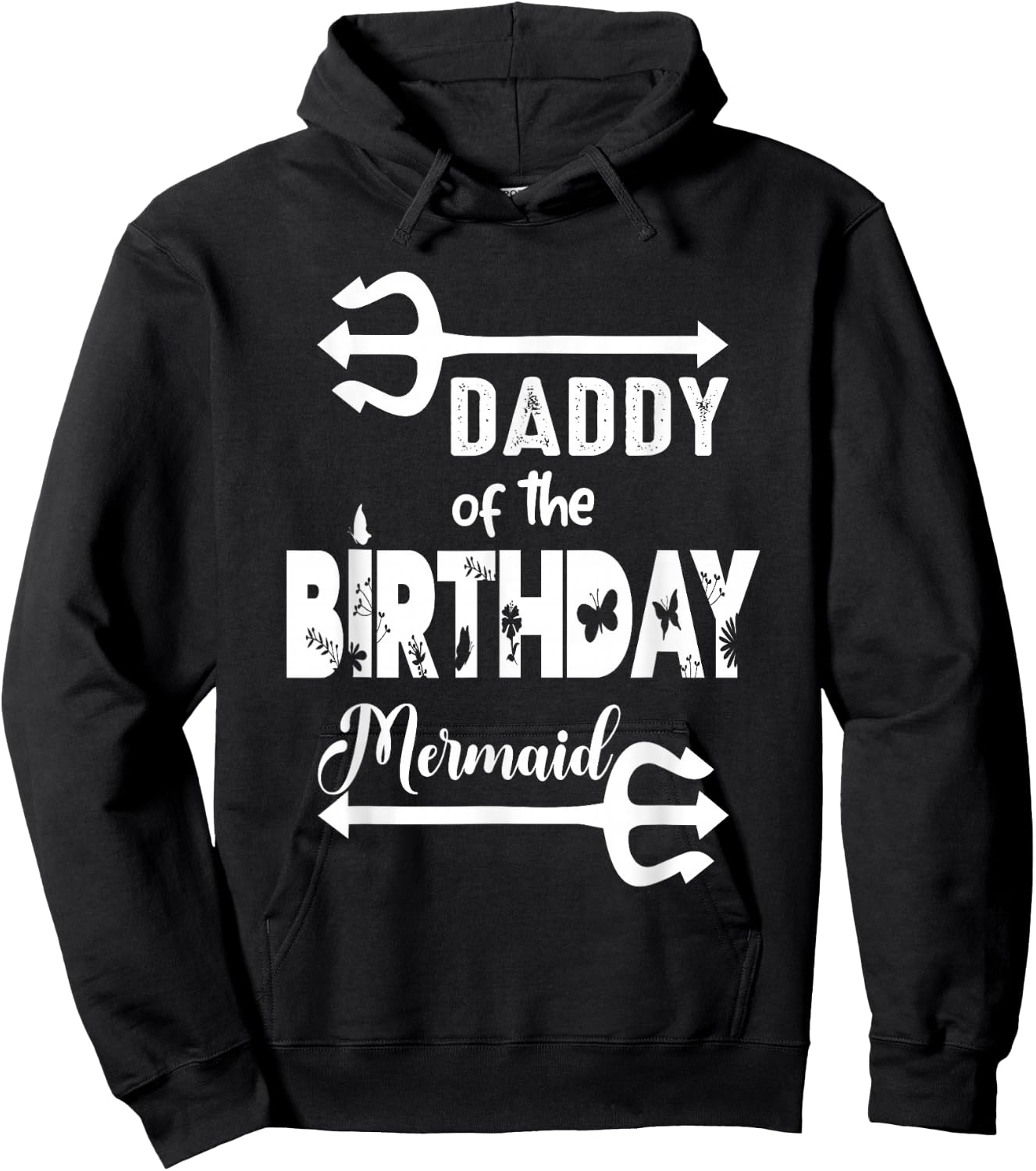 Mermaid Security Merdad Mermen Mermaid Birthday Theme Hoodie - Hoodie | Black