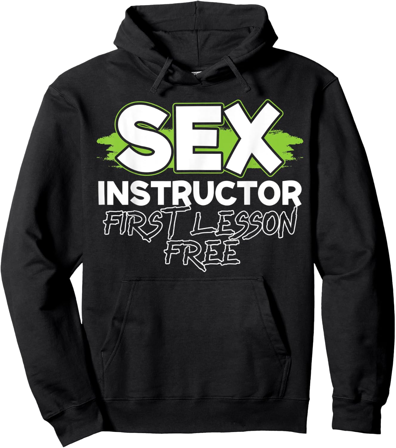 Sex Instructor for a First Lesson Free Love Sex Teacher Hoodie - Hoodie | Black