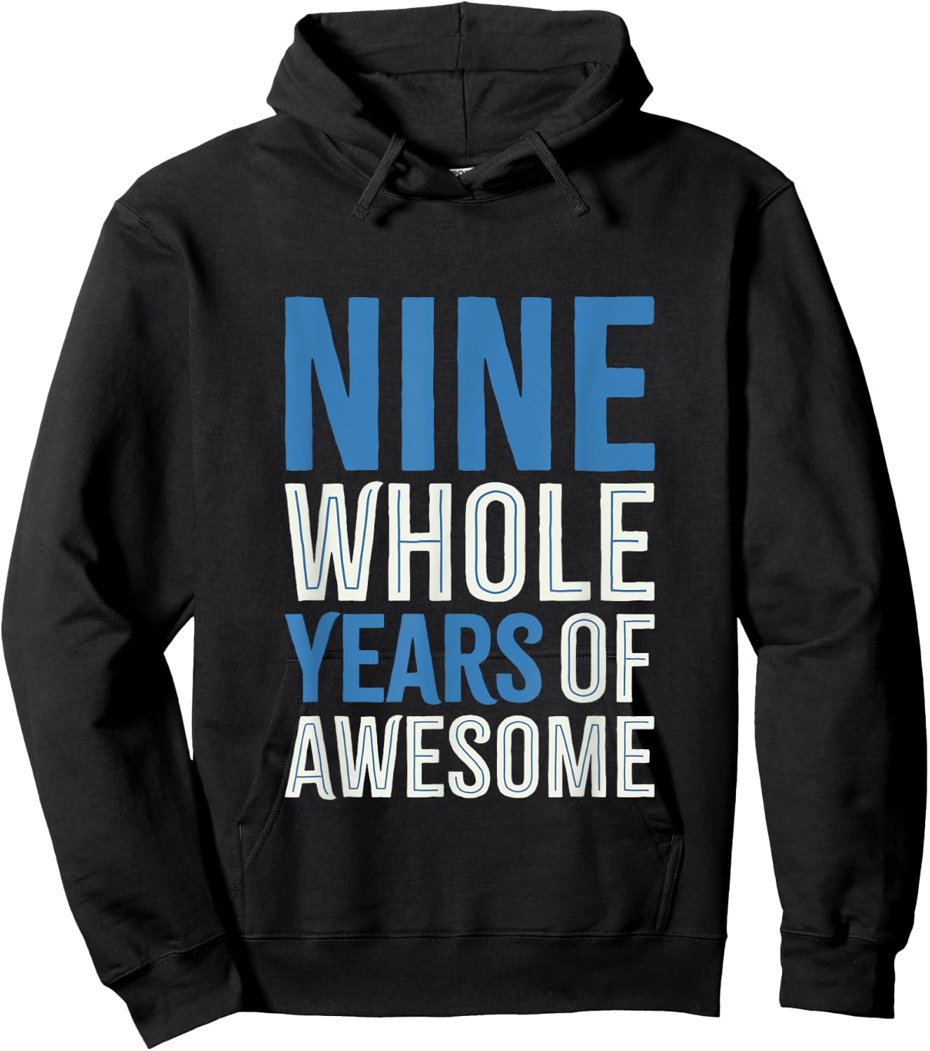 9th Birthday Shirt Gift Boy Age 9 Nine Year Old Boys Son Hoodie - Hoodie | Black
