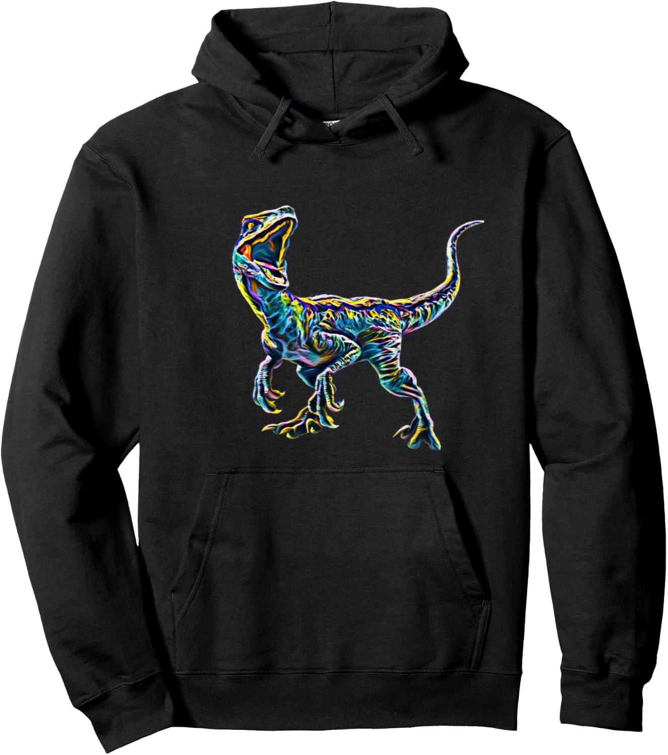 Velociraptor Raptor Dinosaur Hoodie - Hoodie | Black
