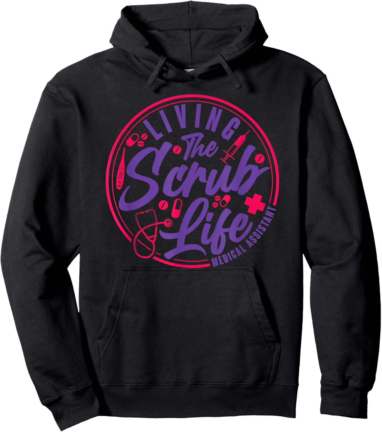 Certified Medical Assistant CMA Hoodie - Hoodie | Black