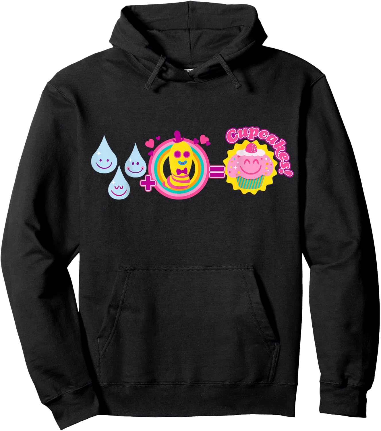 DreamWorks' Trolls Mr. Dinkles and Cupcakes Hoodie - Hoodie | Black