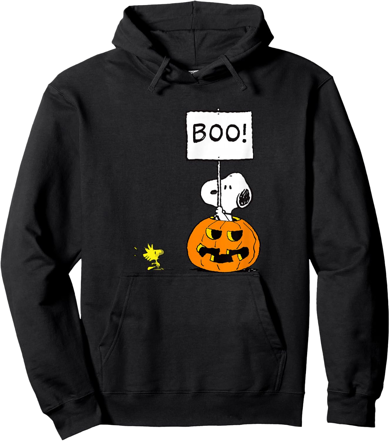 Peanuts - Halloween Snoopy Boo! Hoodie - Hoodie | Black