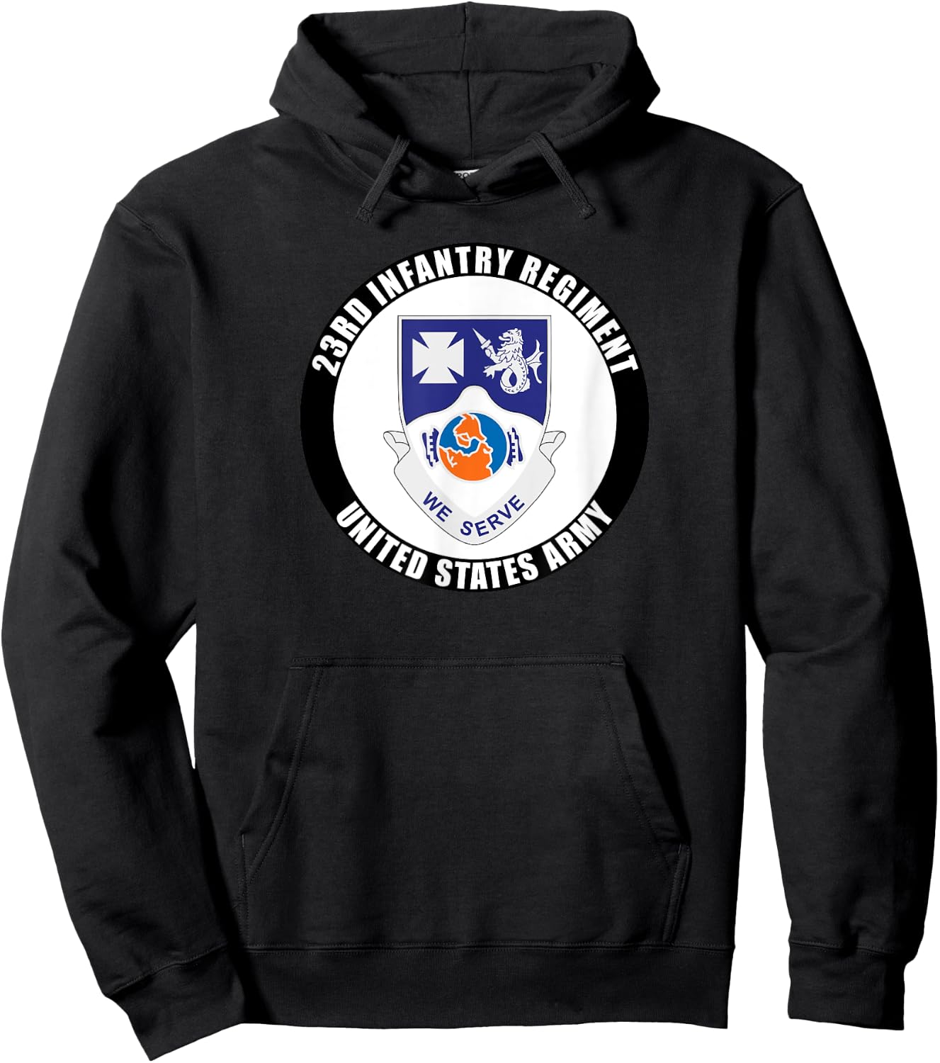 23rd Infantry Regiment United States Army Veteran Military Hoodie - Hoodie | Black