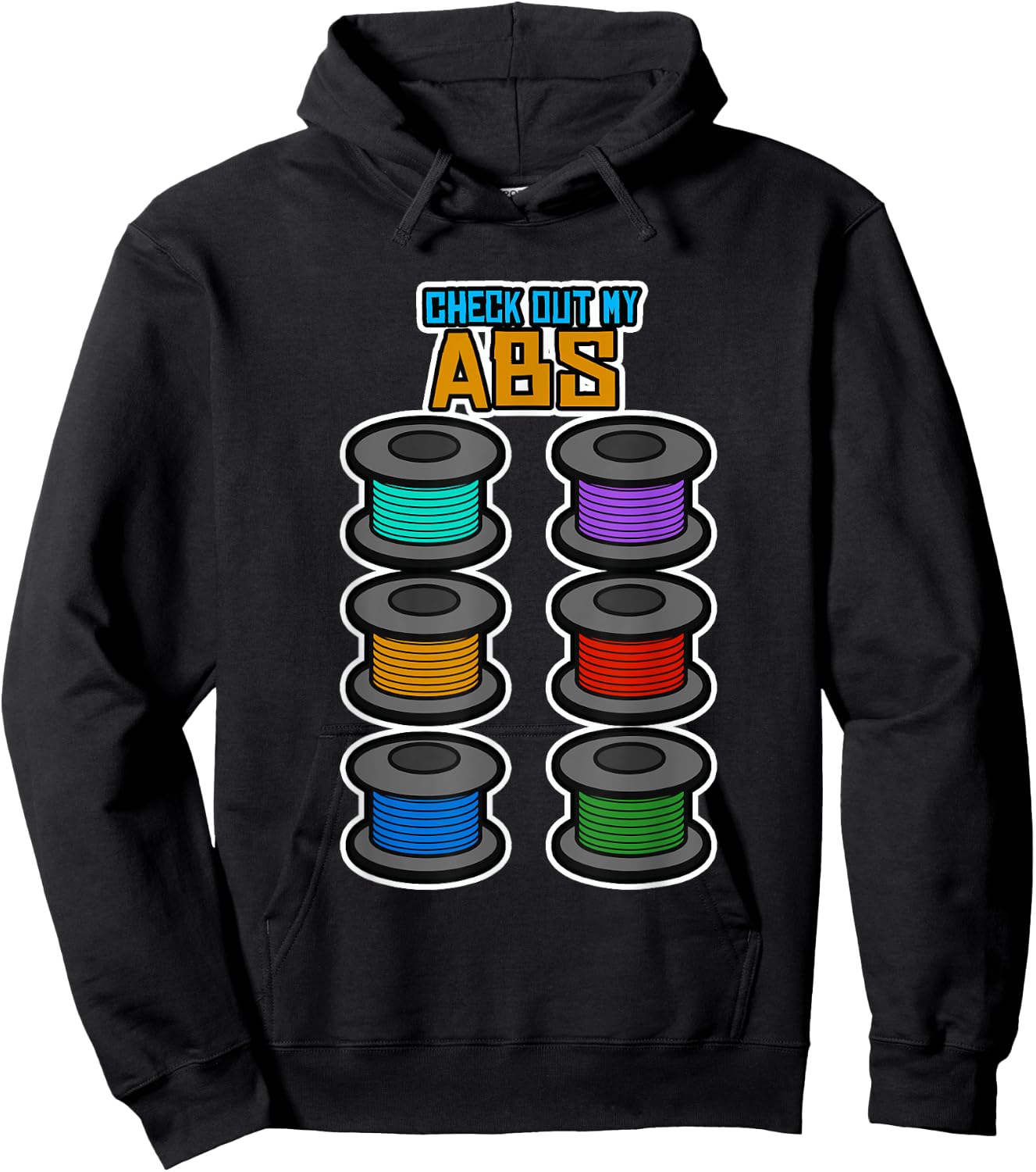 3D Printer Nerd Funny Printing Shirt Cool Print Gift Hoodie - Hoodie | Black
