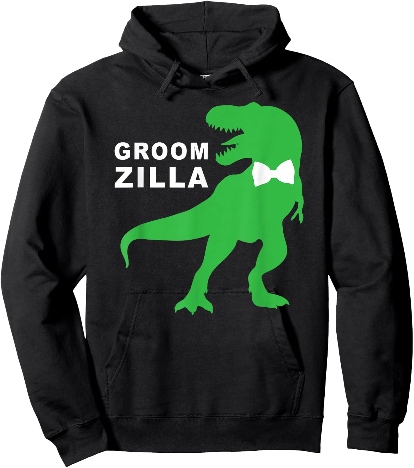 Funny Wedding Groomzilla Groom Gift Hoodie - Hoodie | Black