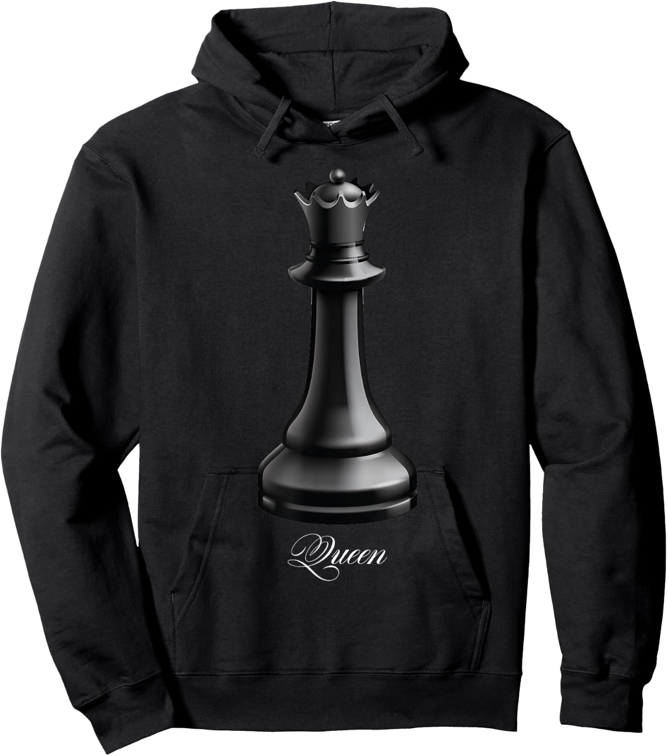Queen Chess Piece Costume Chess Lover Chess Club Hoodie - Hoodie | Black