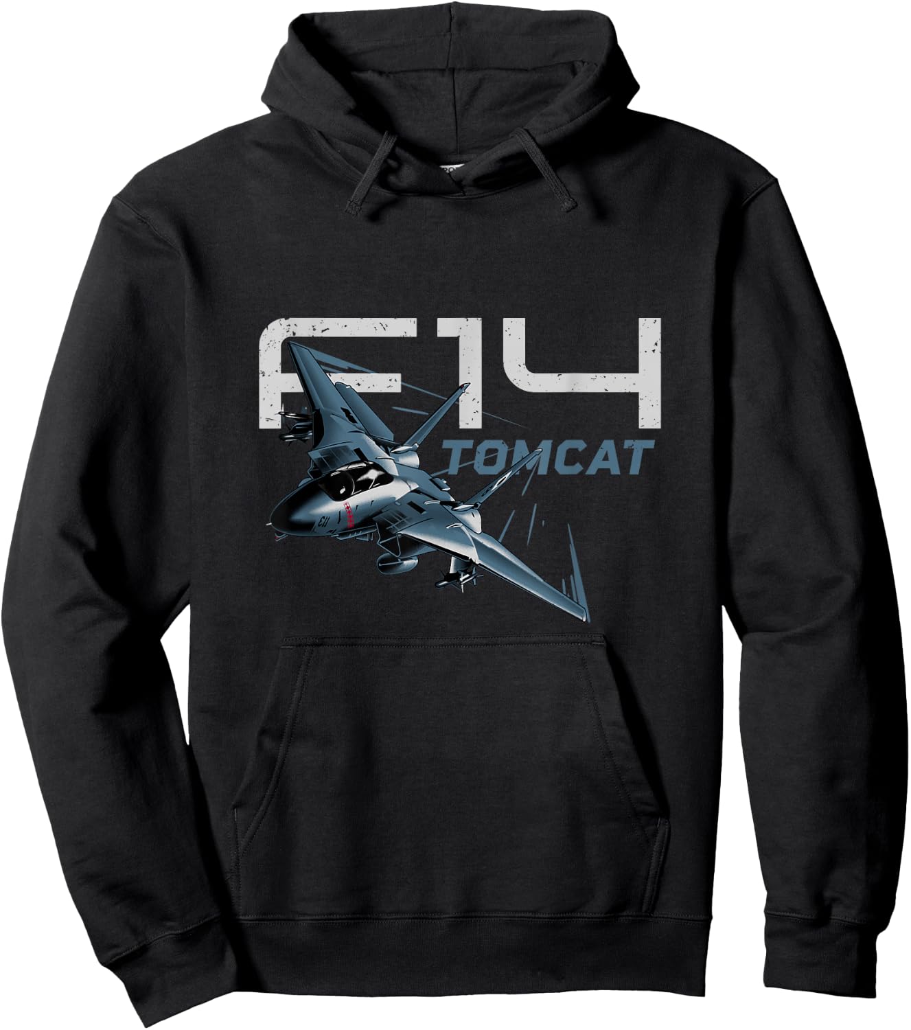 F-14 Fighter Airplane Hoodie - Hoodie | Black