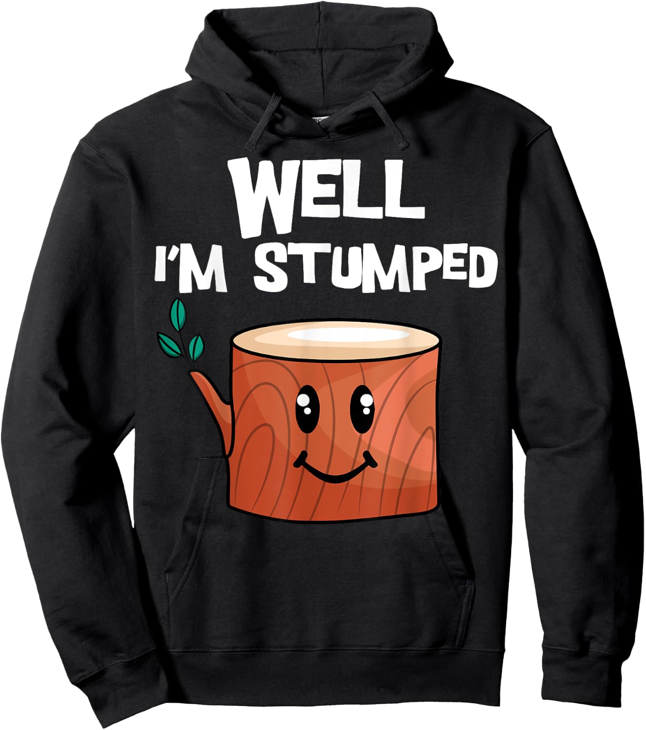 Well I'm Stumped Arborist Tree Surgeon Arboriculturist Hoodie - Hoodie | Black