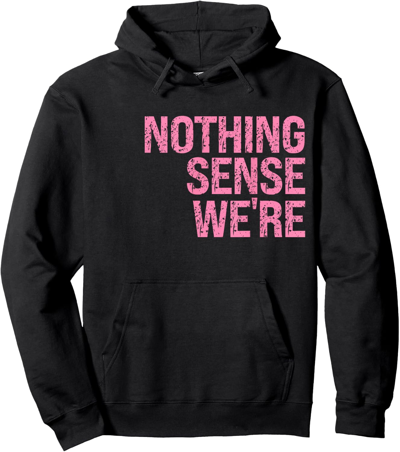Nothing Makes Sense When We're Apart Left Side Best Friend Hoodie - Hoodie | Black