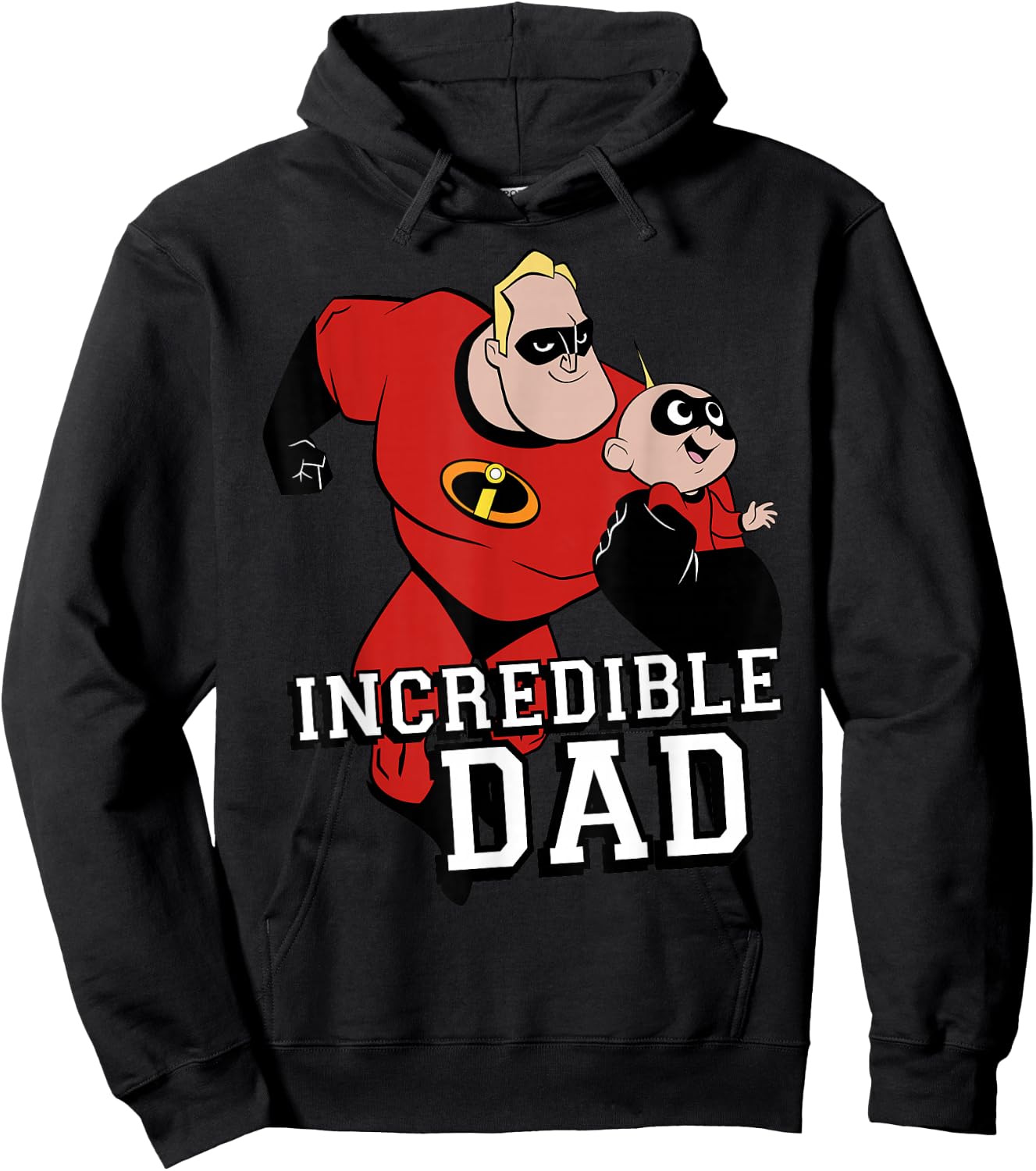 Disney Pixar Incredibles 2 Dad and Jack Jack Graphic Hoodie - Hoodie | Black