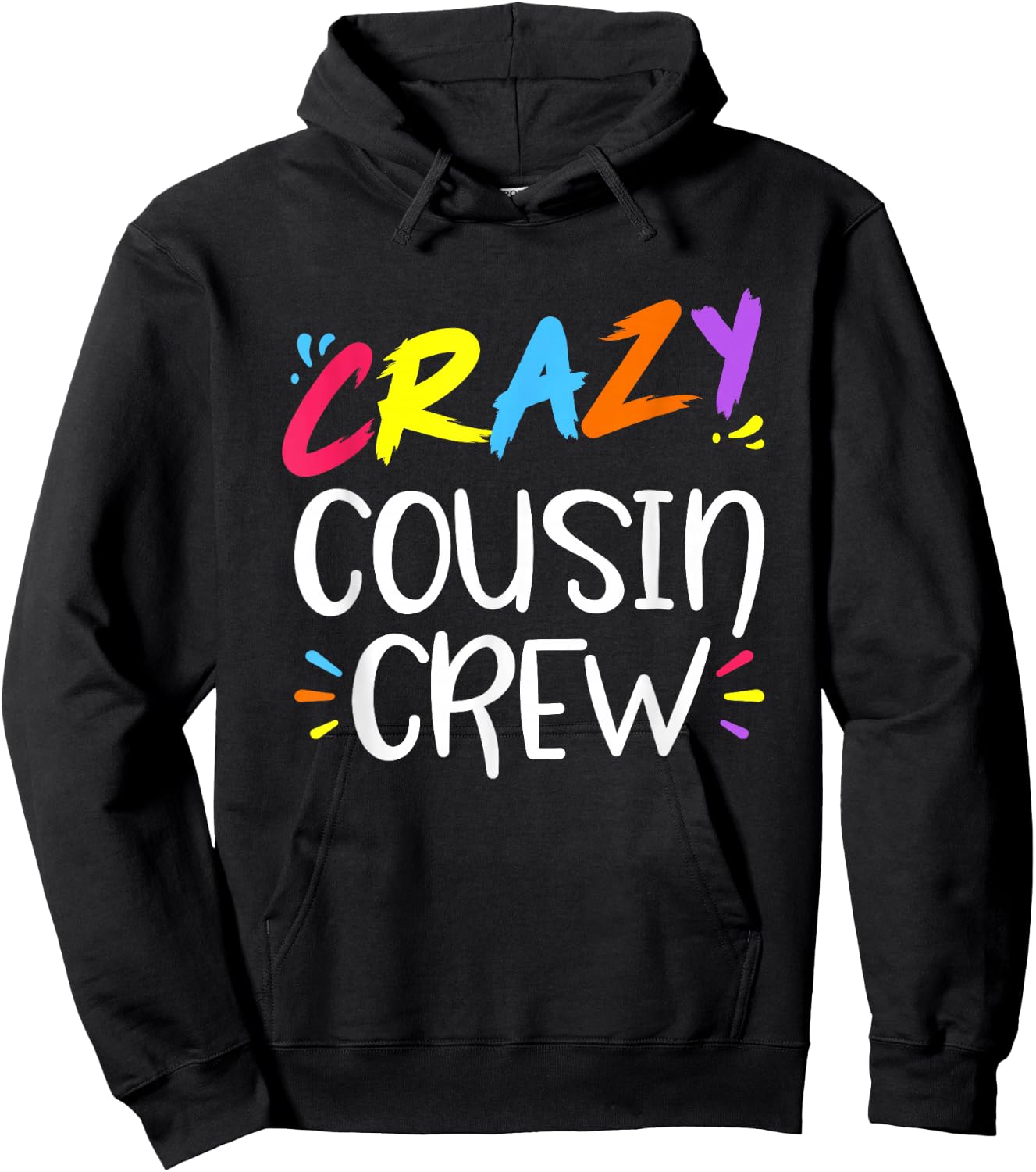 Crazy Cousin Crew Hoodie - Hoodie | Black