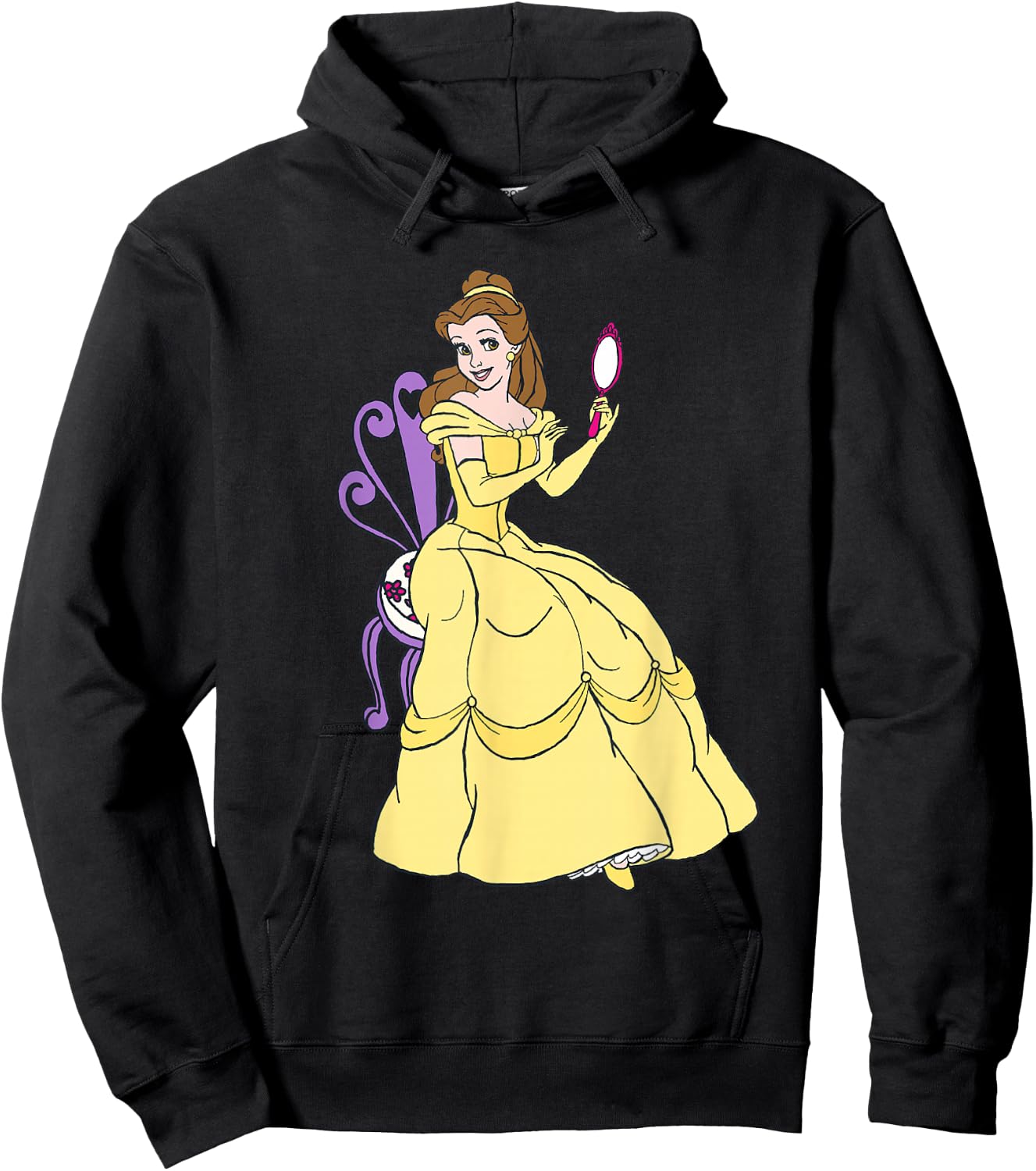 Disney Beauty and The Beast Belle Hoodie - Hoodie | Black