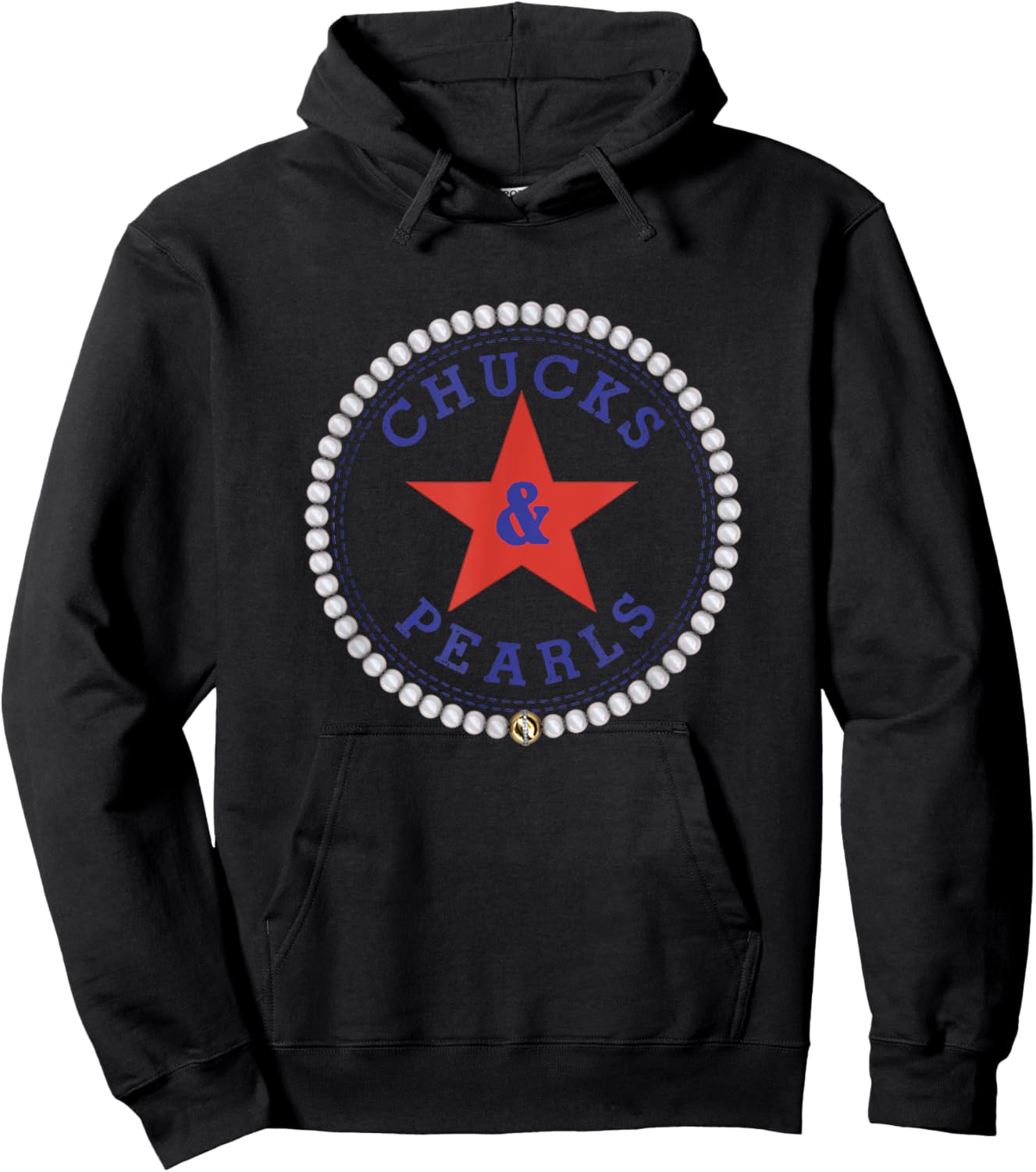 Chucks and Pearls 2021 Hoodie - Hoodie | Black