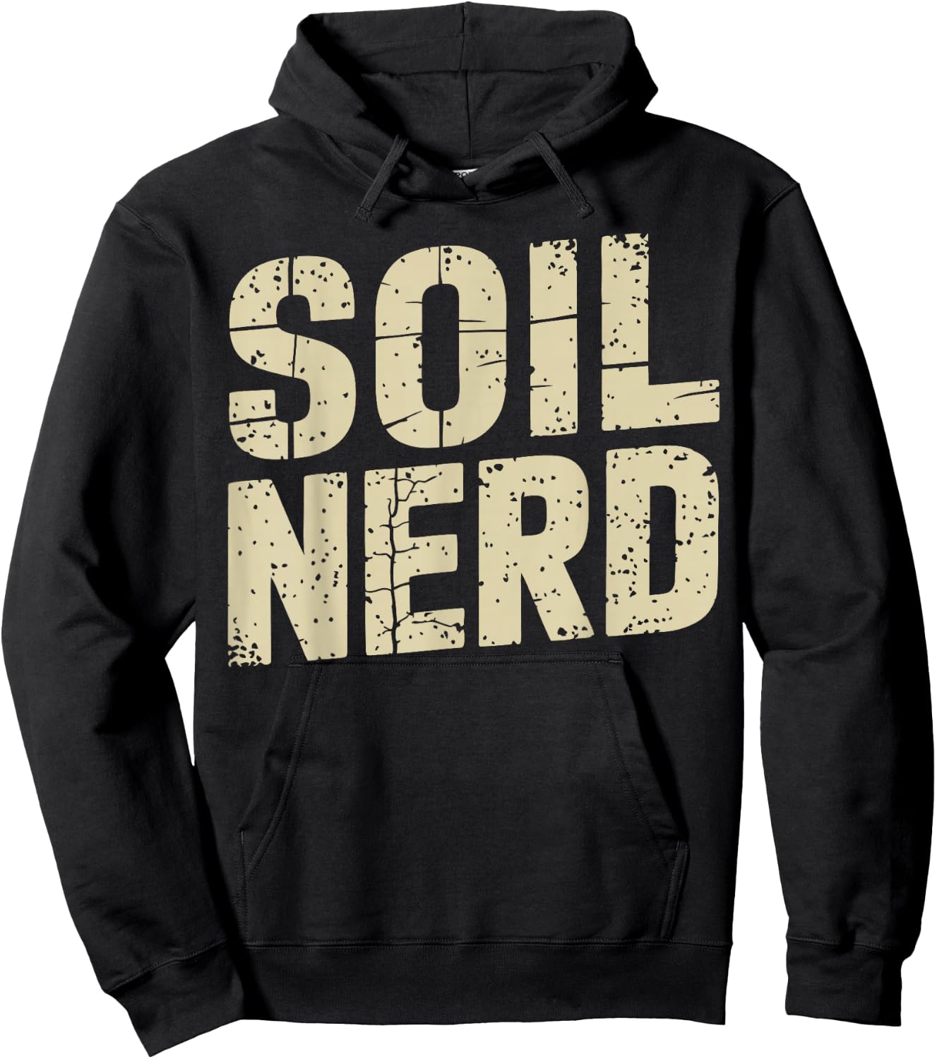 Soil Science Soil Nerd Funny Soil Scientist Hoodie - Hoodie | Black