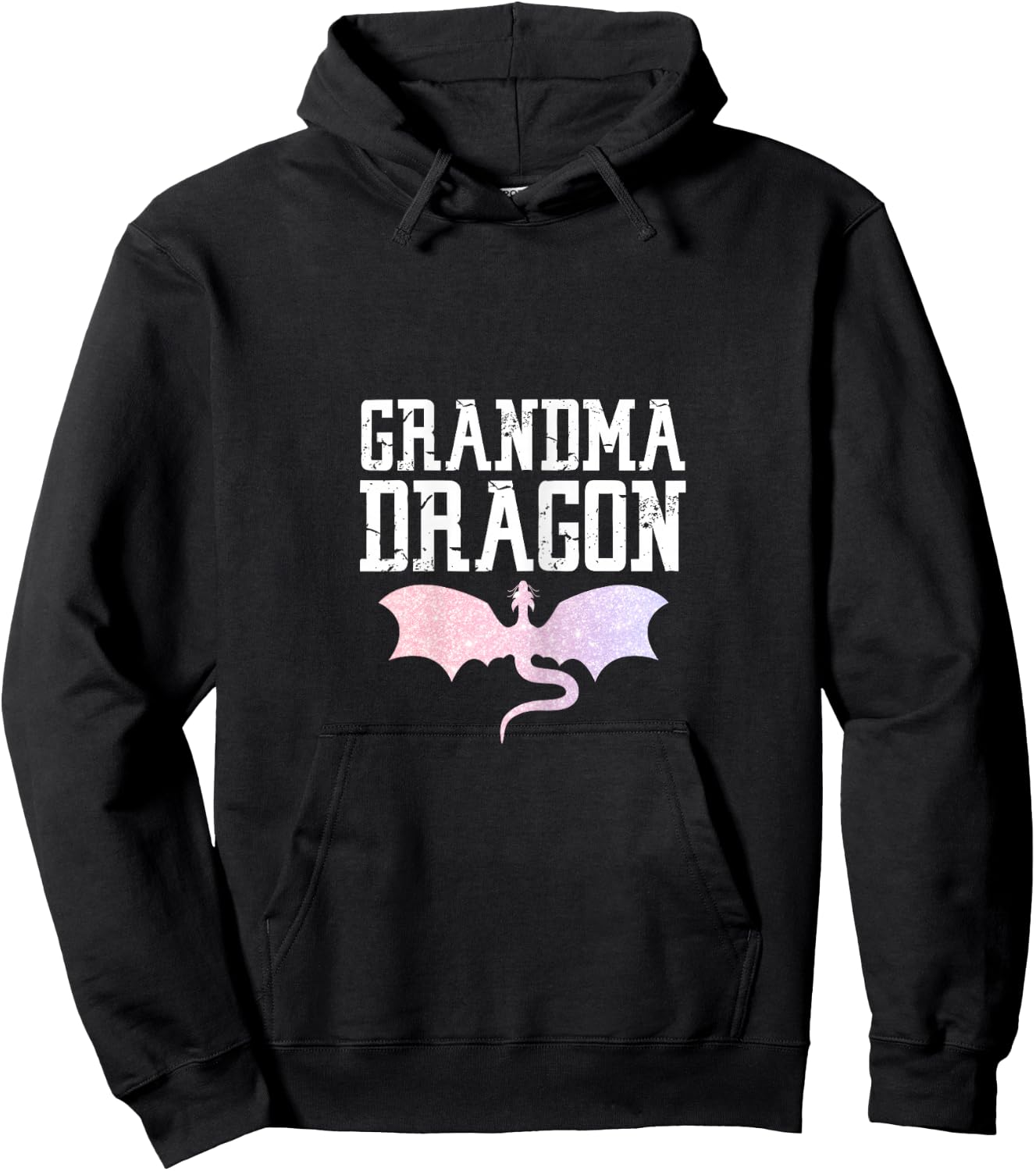 Grandma Dragon Grandmother Dragons Lover Mother's Day Hoodie - Hoodie | Black
