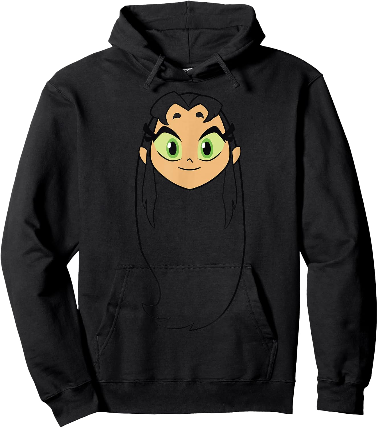 Teen Titans Go! Starfire Big Face Portrait Hoodie - Hoodie | Black