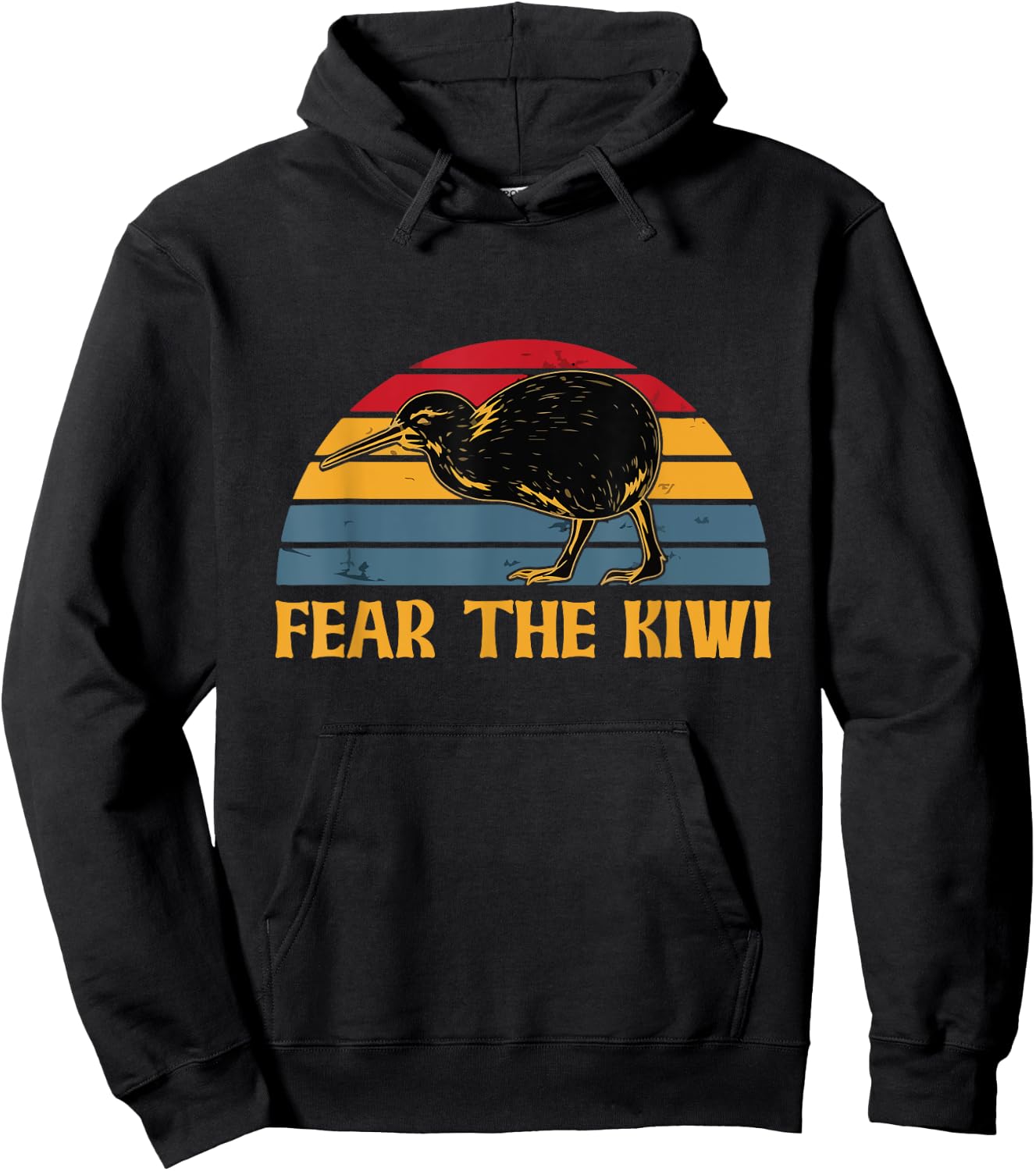 Fear the kiwi Design for a Kiwi Birdwatcher Hoodie - Hoodie | Black