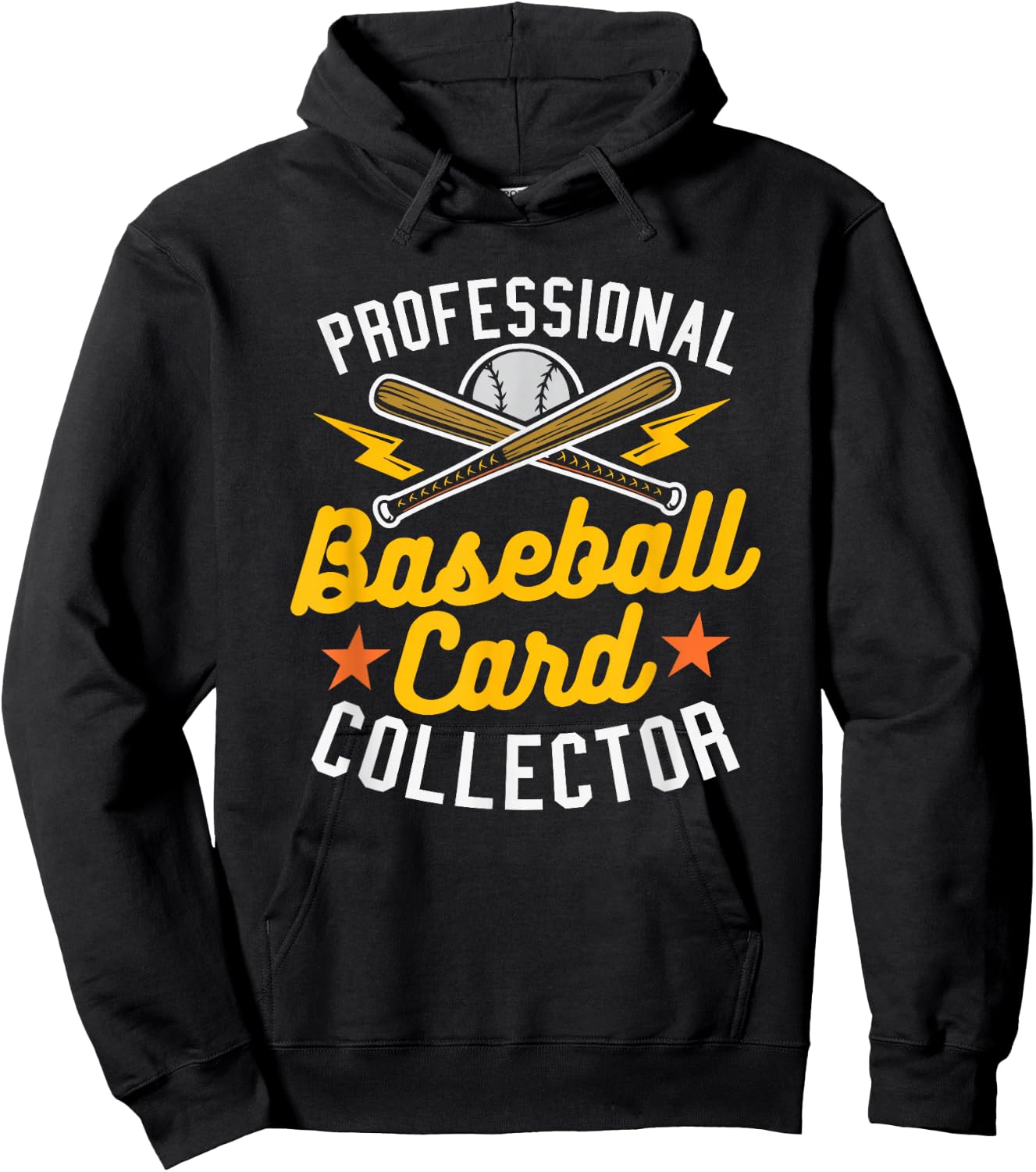 Professional Baseball Card Collector Baseball Memorabilia Hoodie - Hoodie | Black