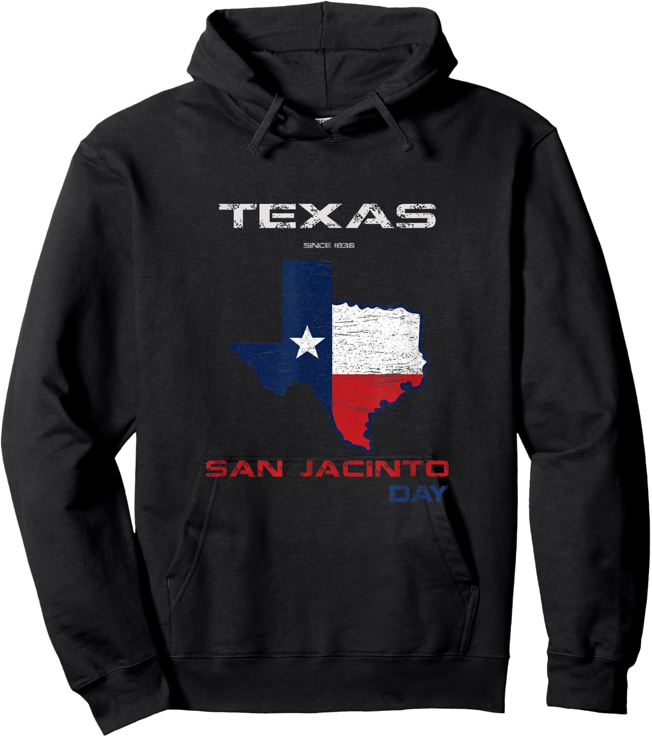 TEXAS San Jacinto Day Pride Texans Novelty San Jacinto Hoodie - Hoodie | Black