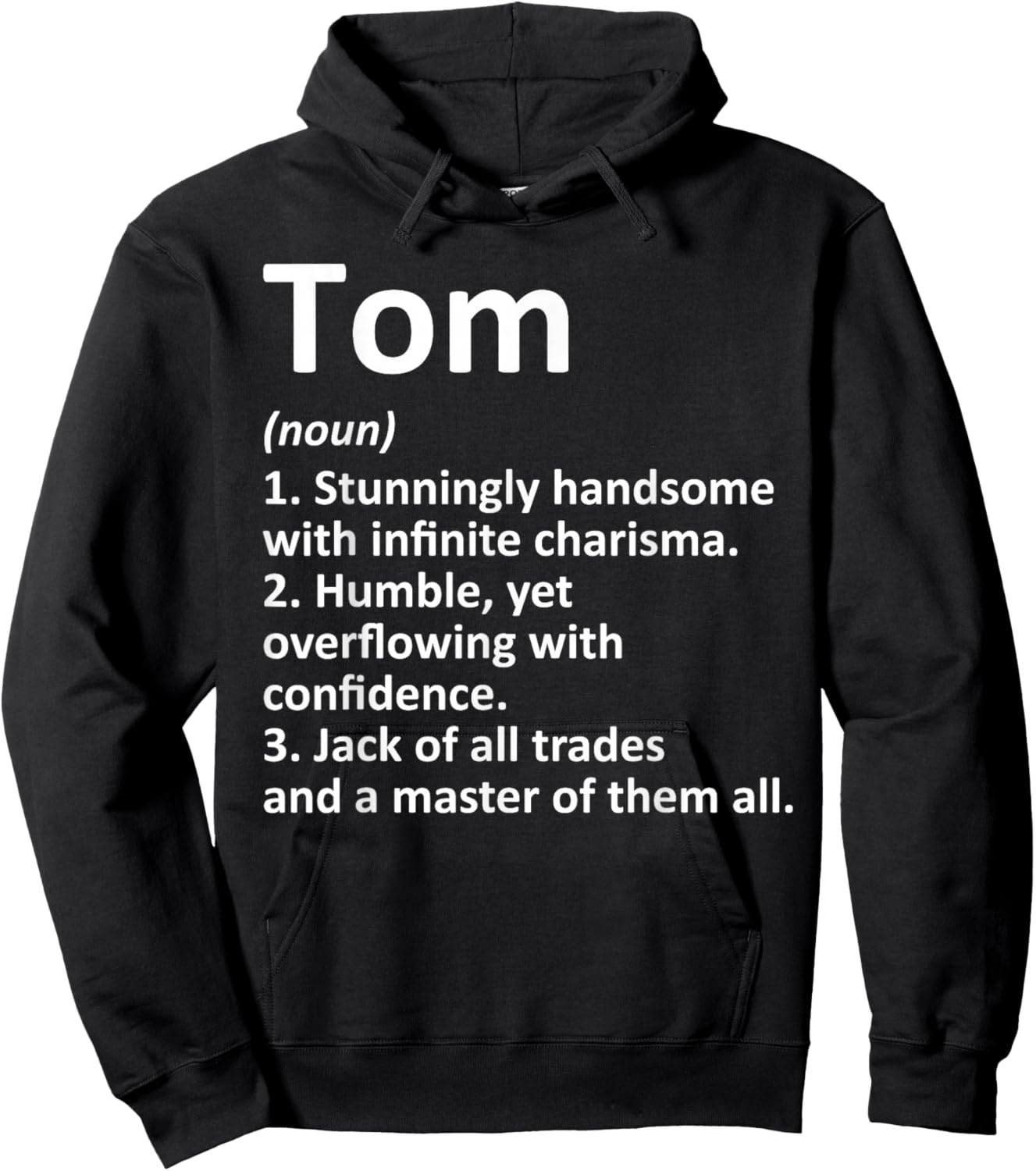 Tom Definition Personalized Name Funny Birthday Gift Small Hoodie - Hoodie | Black
